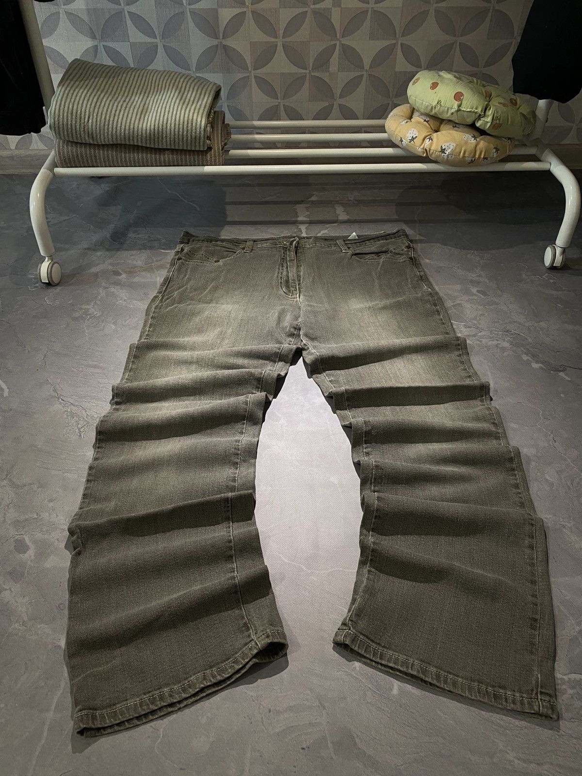Vintage RARE Archive Baggy Jeans Rick Owens style - Y2K Drip Crowned Size US 38 / EU 54 - 1 Thumbnail