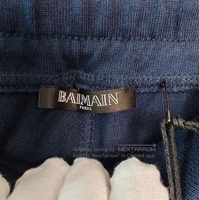 Balmain Balmain Men's Blue Cotton Casual Pants . Size US 30 / EU 46 - 6 Thumbnail
