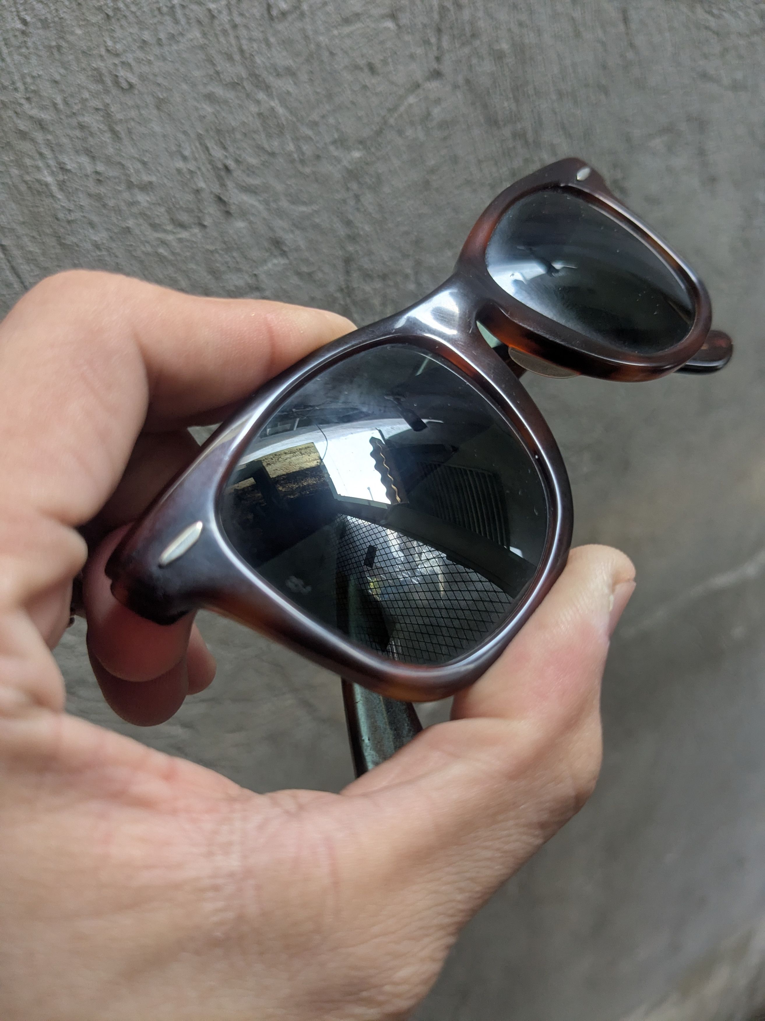 RayBan Vintage b&l rayban wayfarer tortoise made in USA Size ONE SIZE - 2 Thumbnail