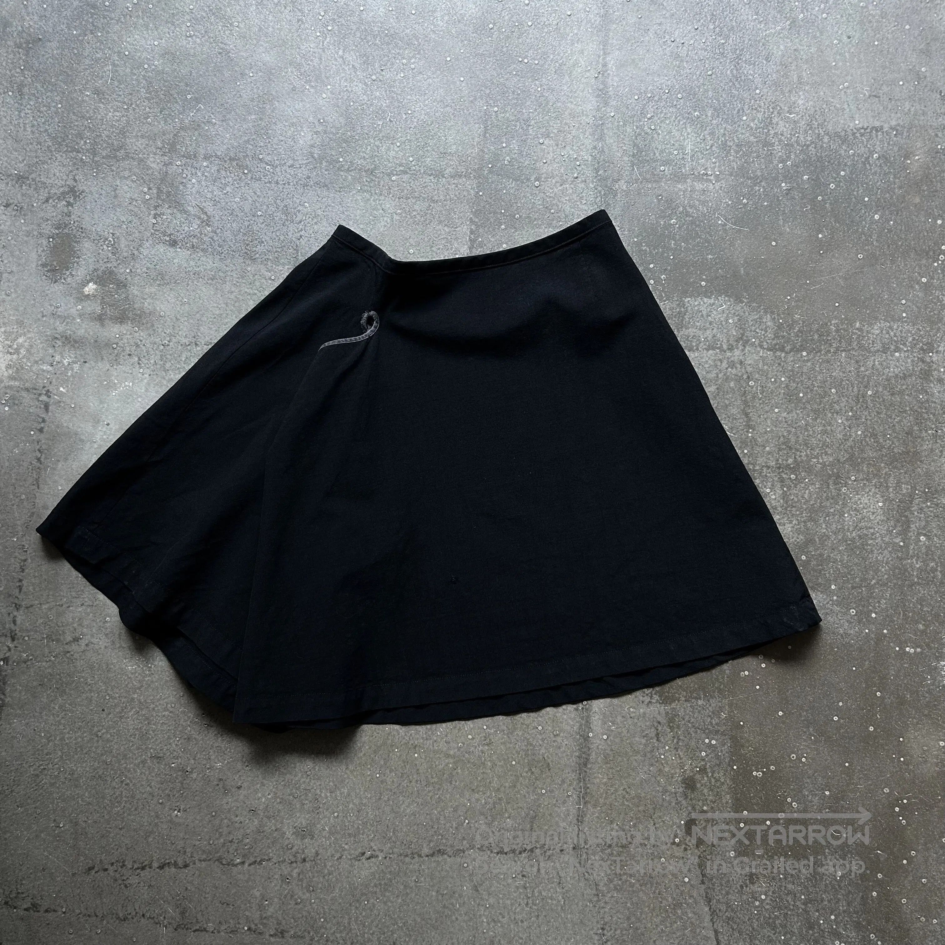 Tricot Comme des Garcons comme des garcons asymmetric black skirt. Size 22" - 5 Thumbnail