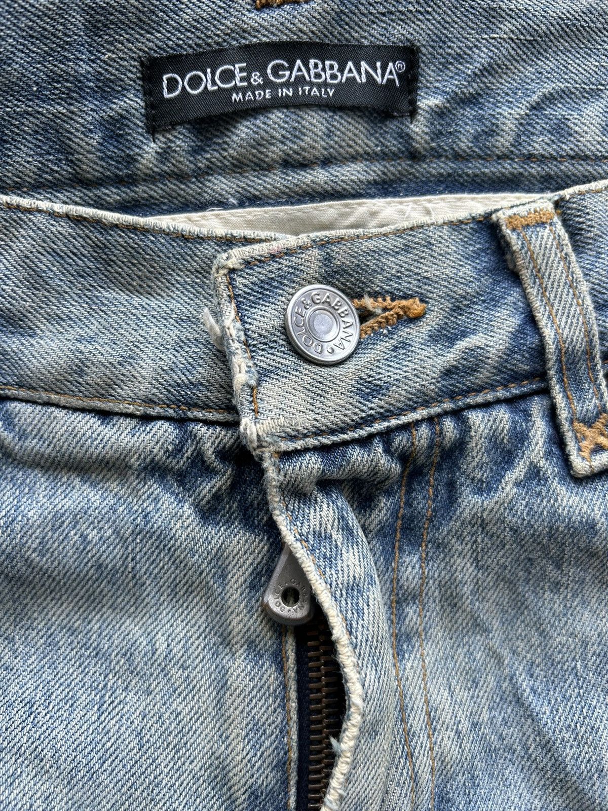 Dolce & Gabbana DOLCE & GABBANA Distressed denim ☠️🔥 Size US 32 / EU 48 - 23 Thumbnail