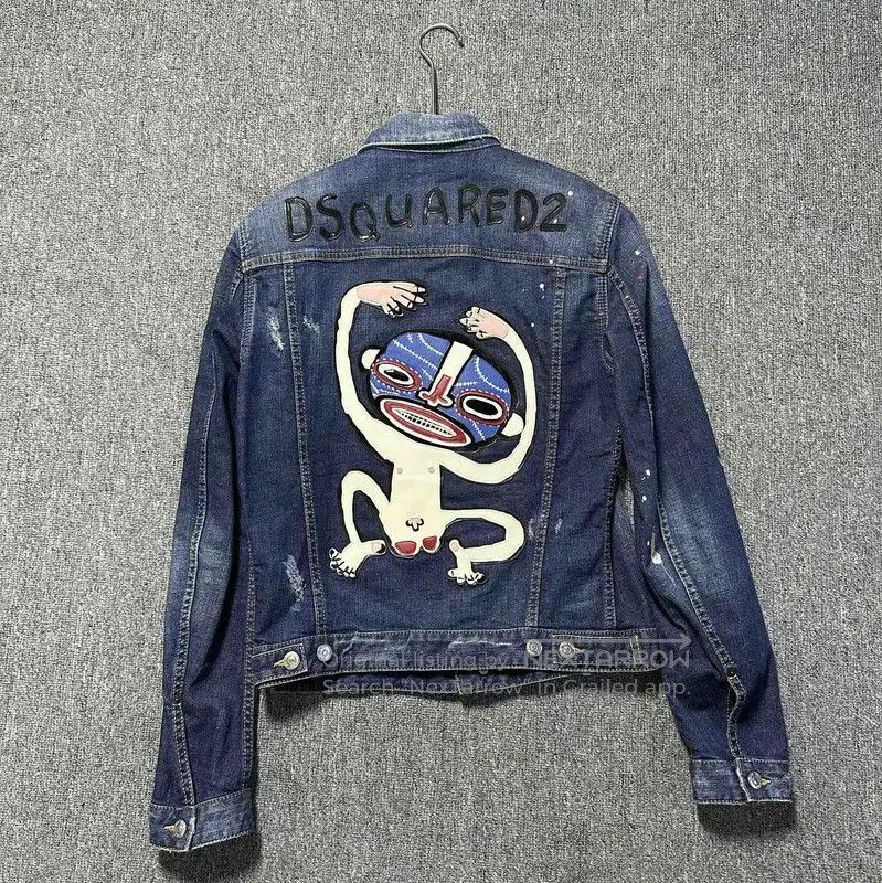 Dsquared2 DSQUARED2 Cartoon Print Long Sleeve Jacket . Size US S / EU 44-46 / 1 - 3 Thumbnail