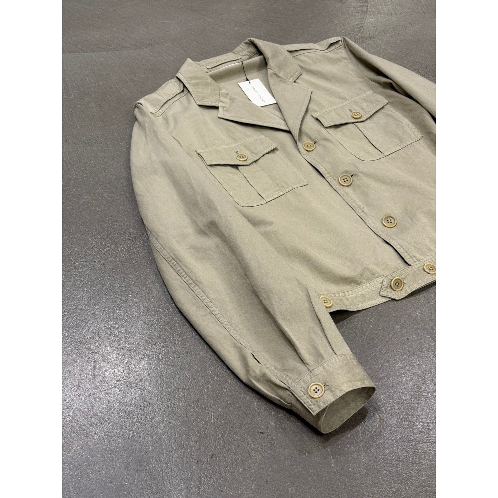 Dries Van Noten 2000s Dries Van Noten cropped military jacket -new with tags Size M / US 6-8 / IT 42-44 - 4 Thumbnail