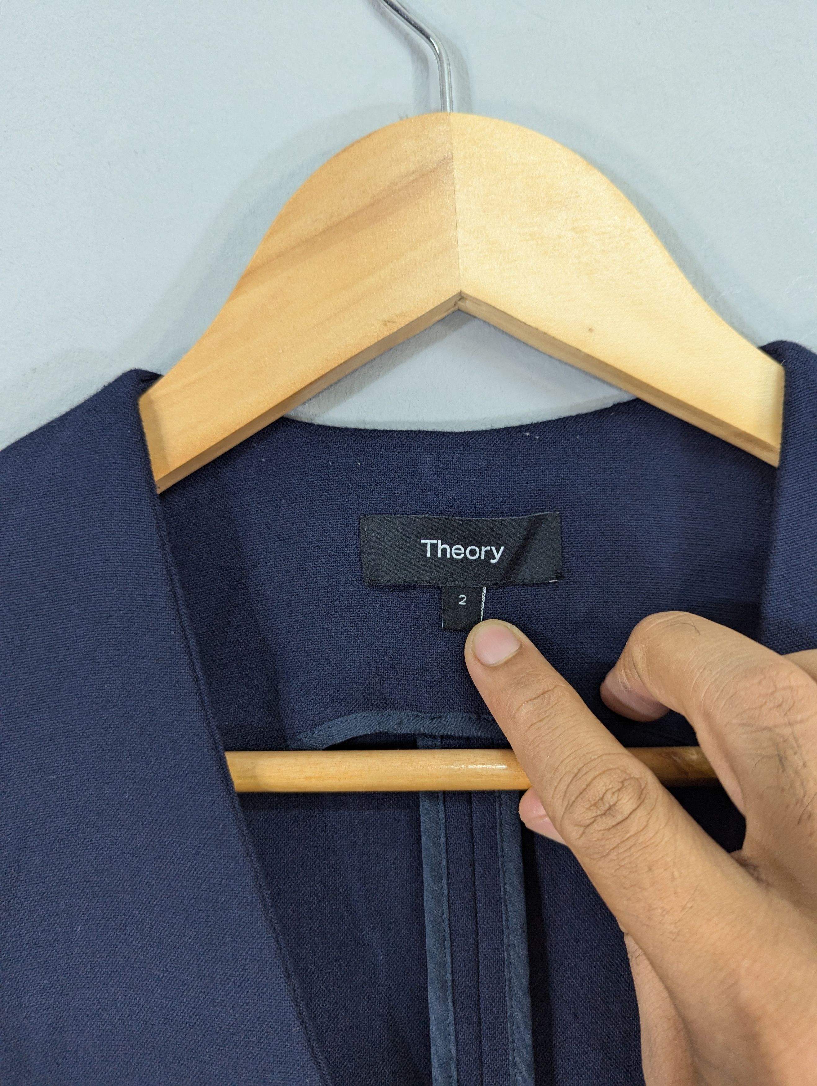 Theory Theory Seam Vest Double Breasted Sleeveless Coat Jacket Size XS / US 0-2 / IT 36-38 - 4 Thumbnail