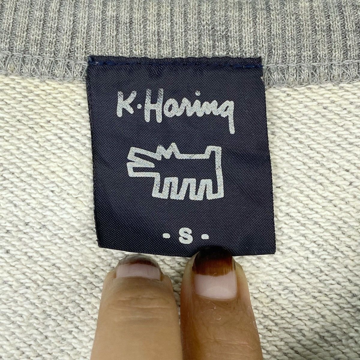 Keith Haring Keith Haring Sweatshirt Crewneck Grey Pullover Jumper Size US M / EU 48-50 / 2 - 7 Thumbnail