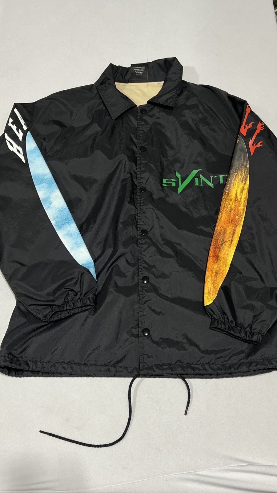 saint mxxxxxx vloneコーチジャケット L Saint Mxxxxxx x Vlone コーチジャケットサイズL