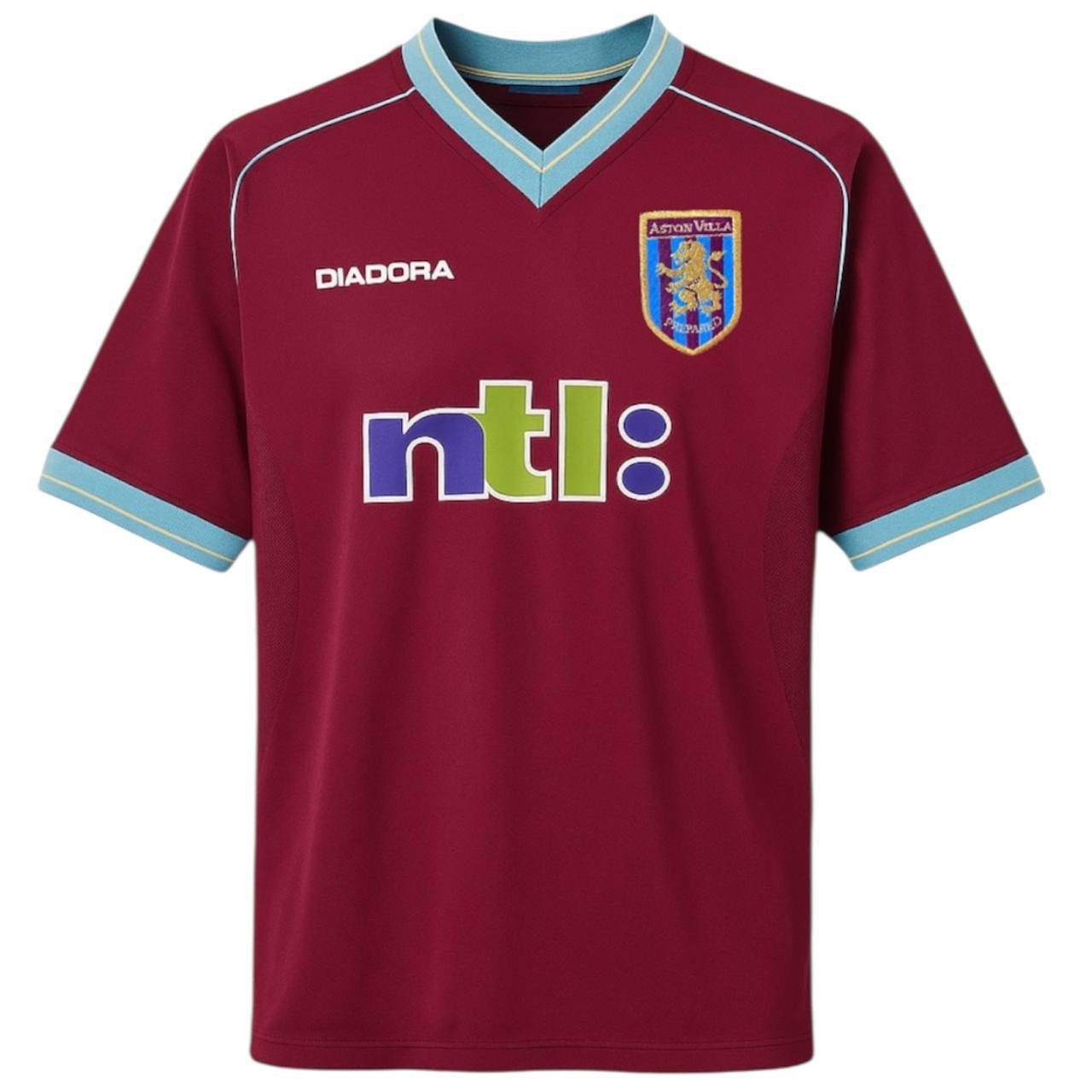 Diadora 2001/02 ASTON VILLA HOME SOCCER JERSEY FOOTBALL SHIRT SZ 44 Size US L / EU 52-54 / 3 - 1 Thumbnail