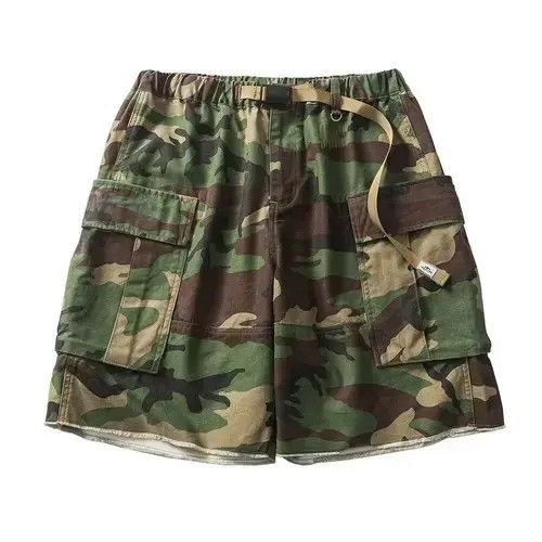 y2k camo hiphop cargo shorts