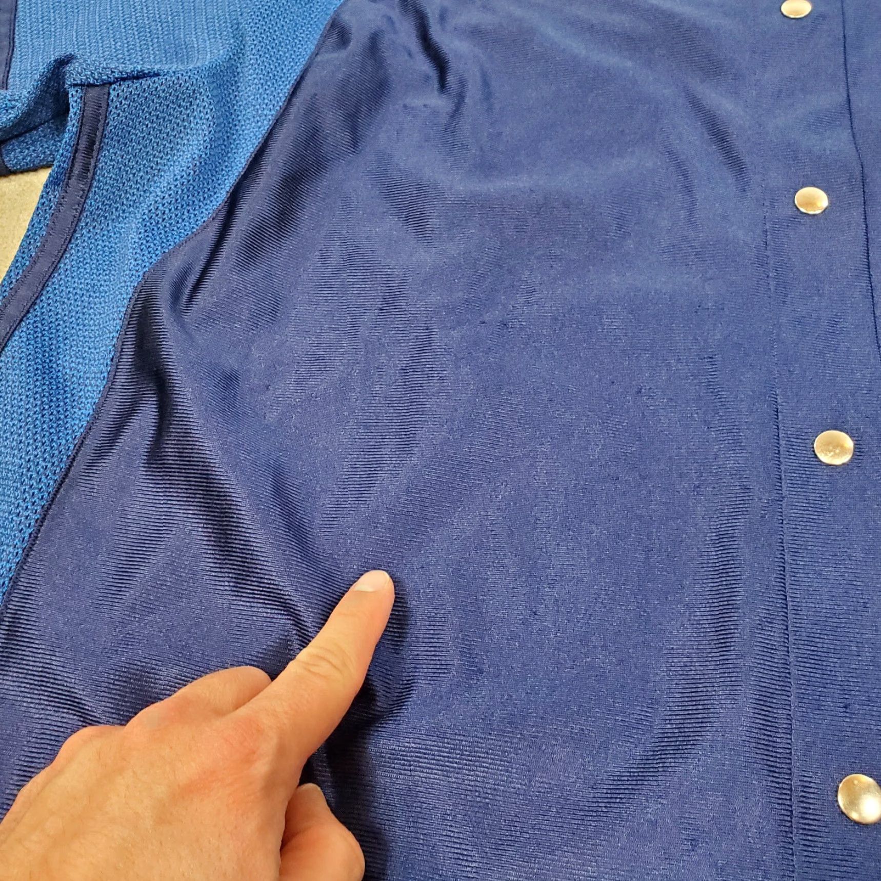 Adidas VINTAGE adidas Jersey Shirt Mens XL Blue Satin Snap Up Big Logo Trefoil Shirt Mens XL Blue Satin Snap Up Trefoil Logo Jersey Size US XL / EU 56 / 4 - 5 Thumbnail