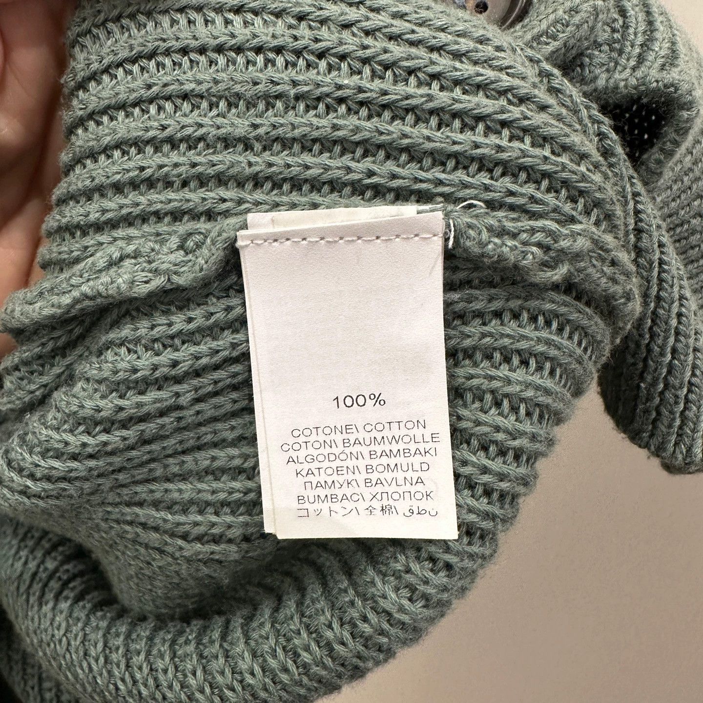 Brunello Cucinelli Brunello Cucinelli mar114 beaded colorblock L cotton Size L / US 10 / IT 46 - 4 Thumbnail