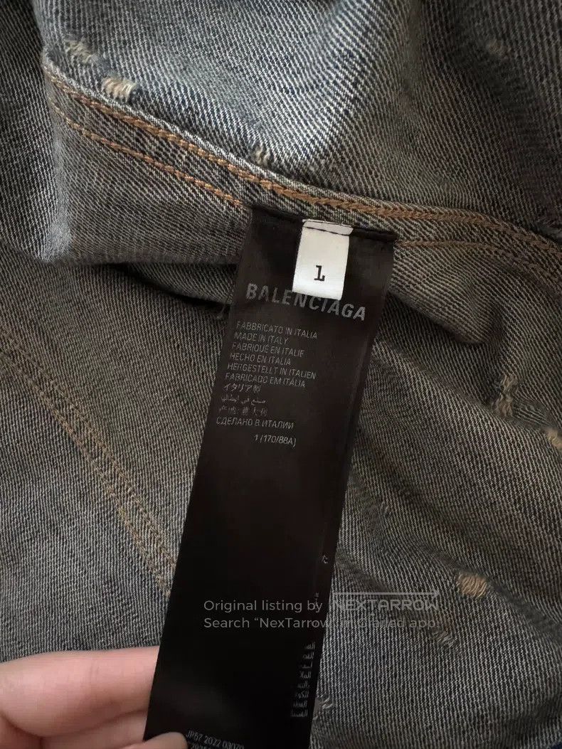 Balenciaga Balenciaga Denim Jacket Size US S / EU 44-46 / 1 - 5 Thumbnail