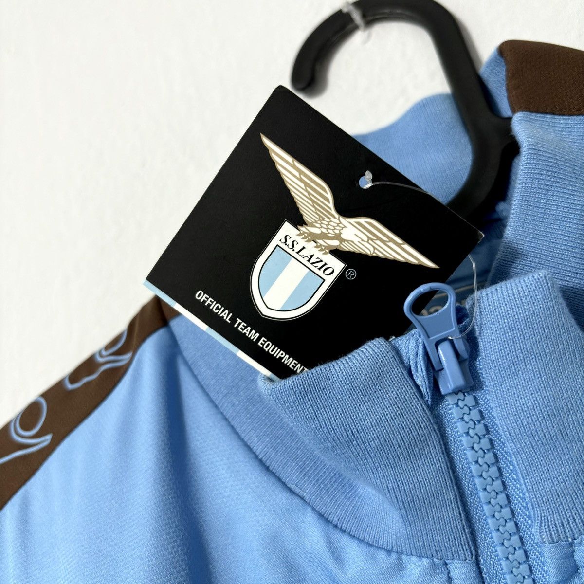 Macron NEW 2014 2015 Lazio Roma Macron Soccer Tracksuit Jacket Top Size US L / EU 52-54 / 3 - 4 Thumbnail