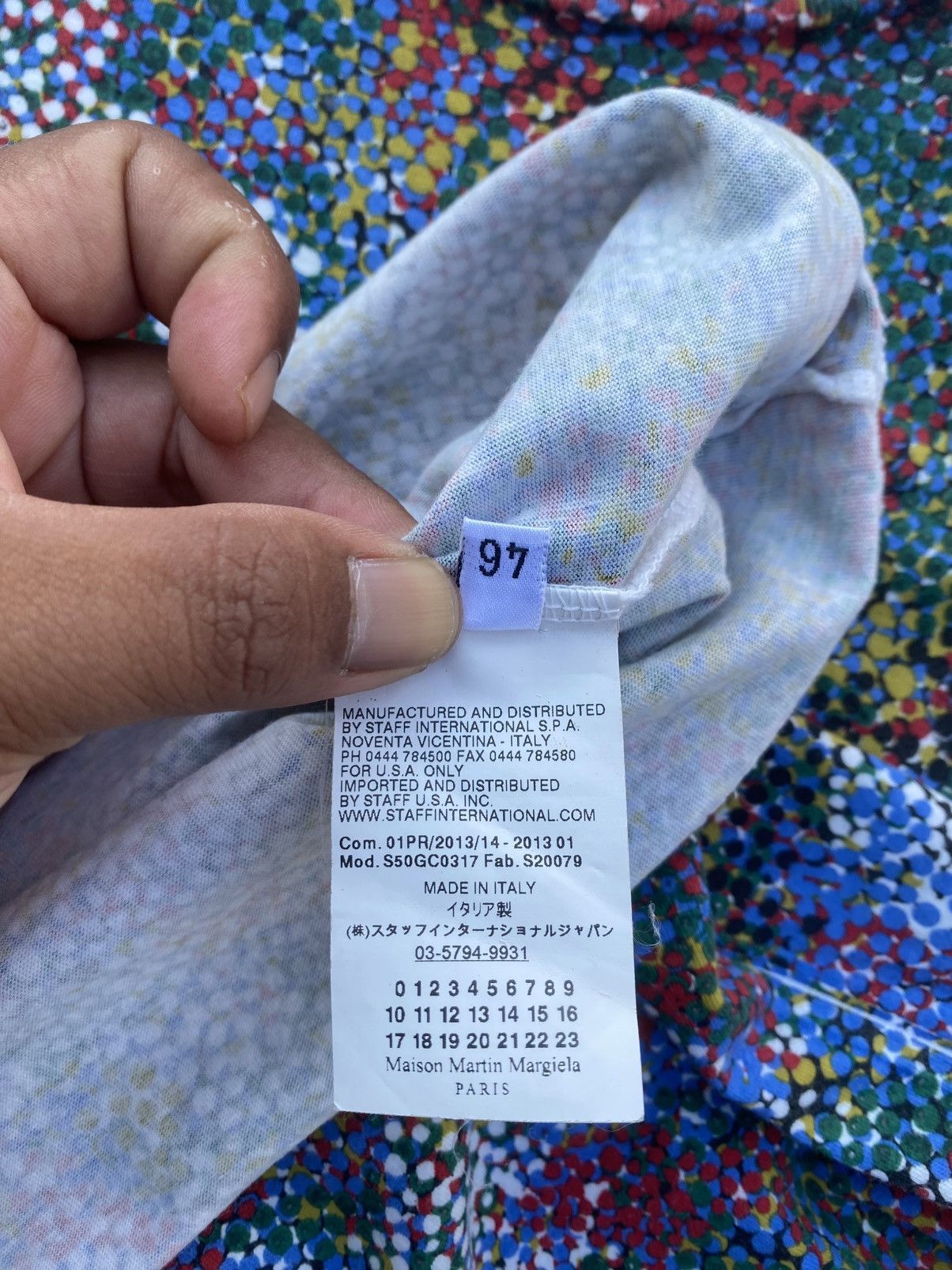 Maison Margiela Rare Maison Martin Margiela Dot Color Paints Tshirt Size US S / EU 44-46 / 1 - 18 Thumbnail