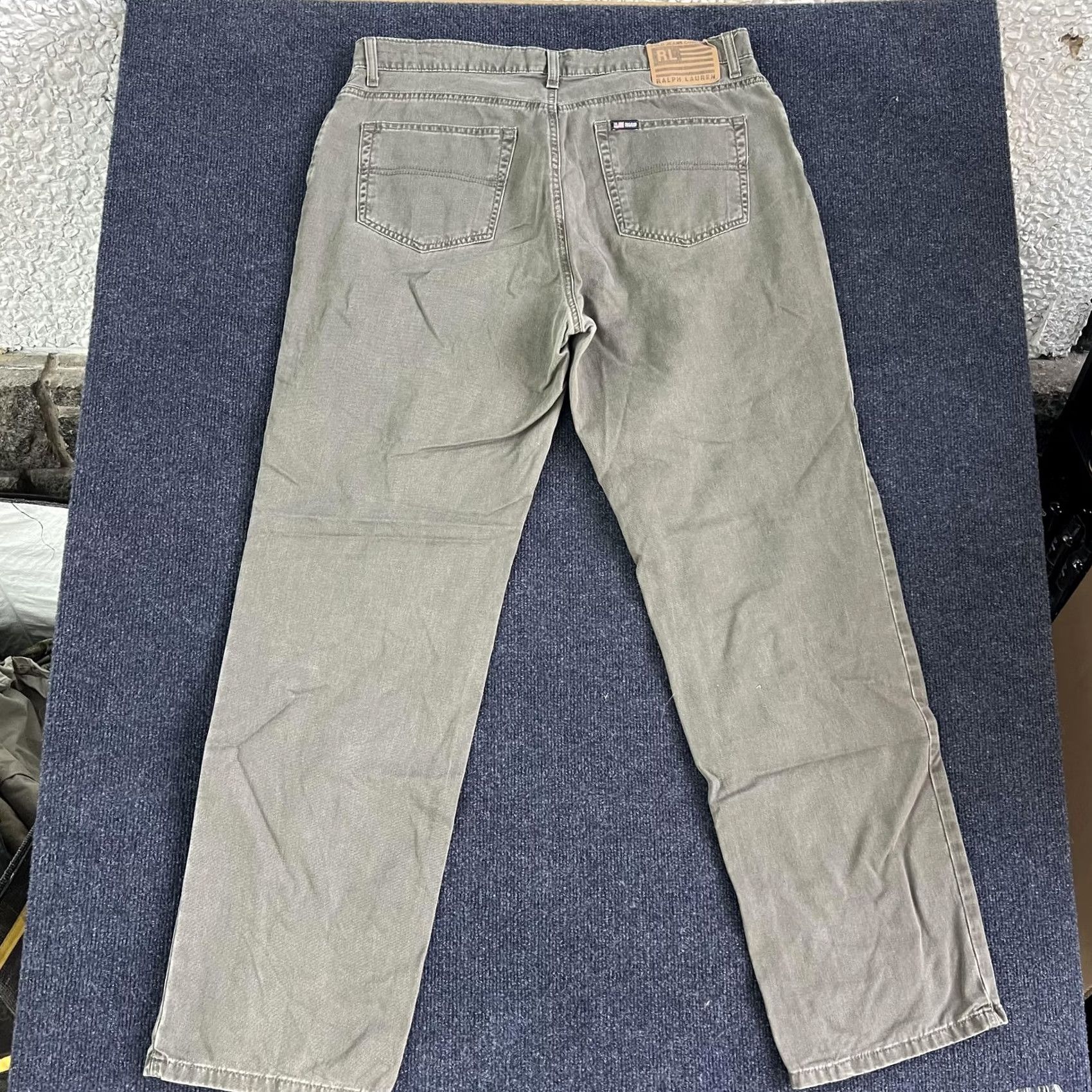 Polo Ralph Lauren Polo Jeans Co Ralph Lauren Saturday Jeans Mens 40x31 Green Straight Denim Casual Size US L / EU 52-54 / 3 - 6 Thumbnail