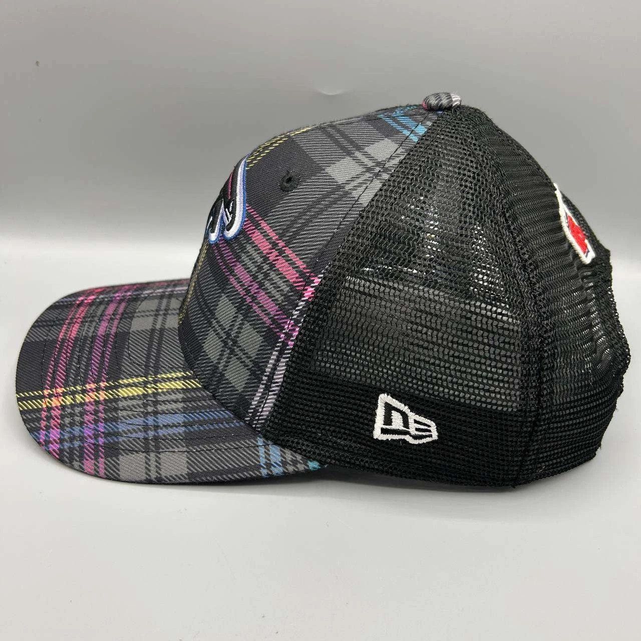 New Era Atlanta Falcons Trucker Hat Plaid Crucial Catch Snap Back Size ONE SIZE - 7 Thumbnail