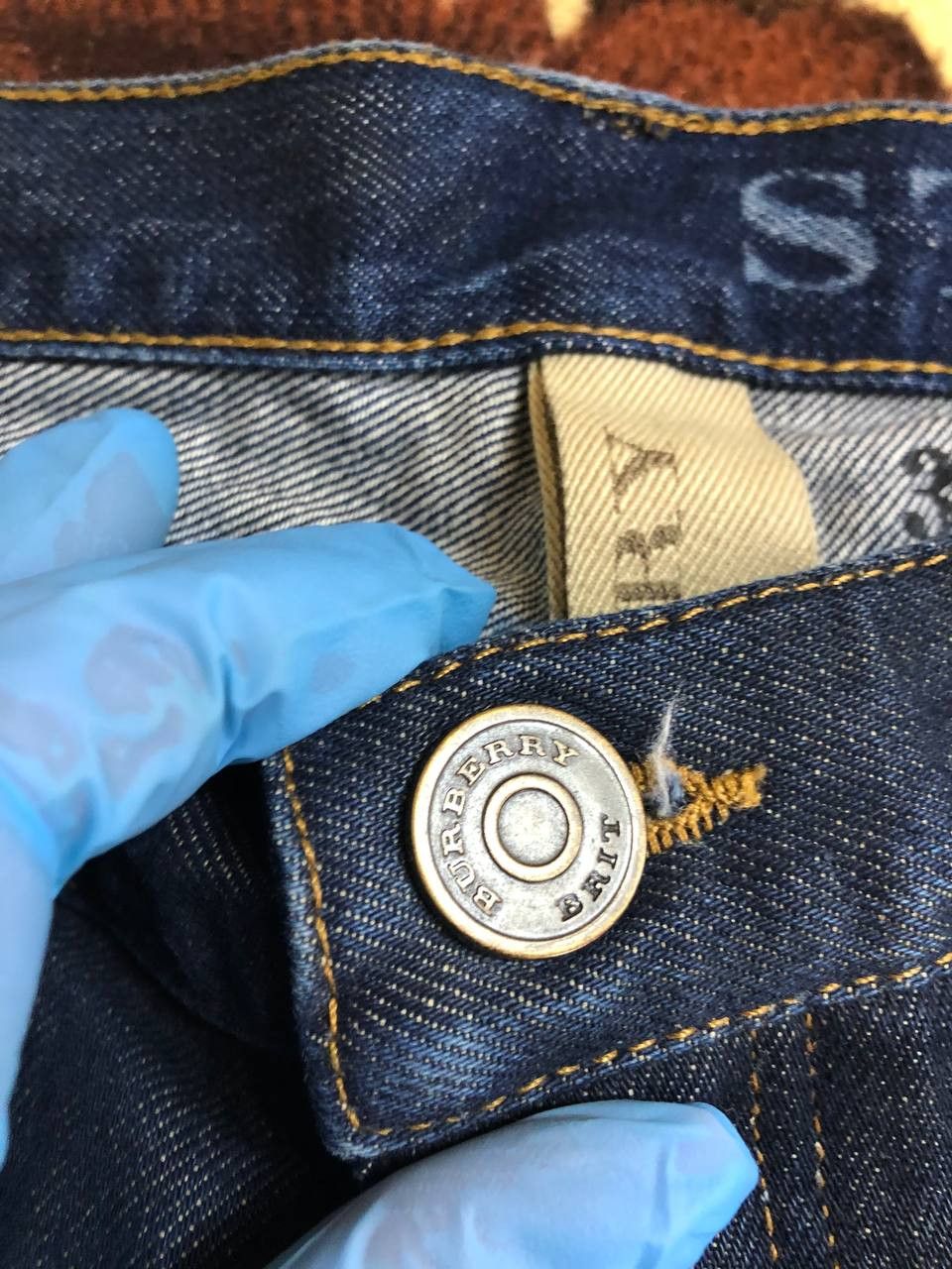 Burberry Burberry Brit Steadman Blue Jeans Button Fly Mens Denim Size US 36 / EU 52 - 6 Thumbnail