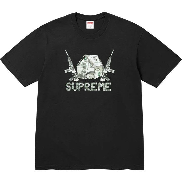 トップス Supreme Tape Tee Buy Supreme Tape Tee 'Black' - SS25T8 BLACK | GOAT