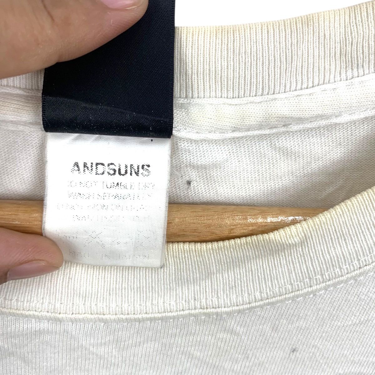 ANDSUNS AND SUNS JAPAN Live In Sin Luxury Streetwear Tee Shirt Size US L / EU 52-54 / 3 - 8 Thumbnail