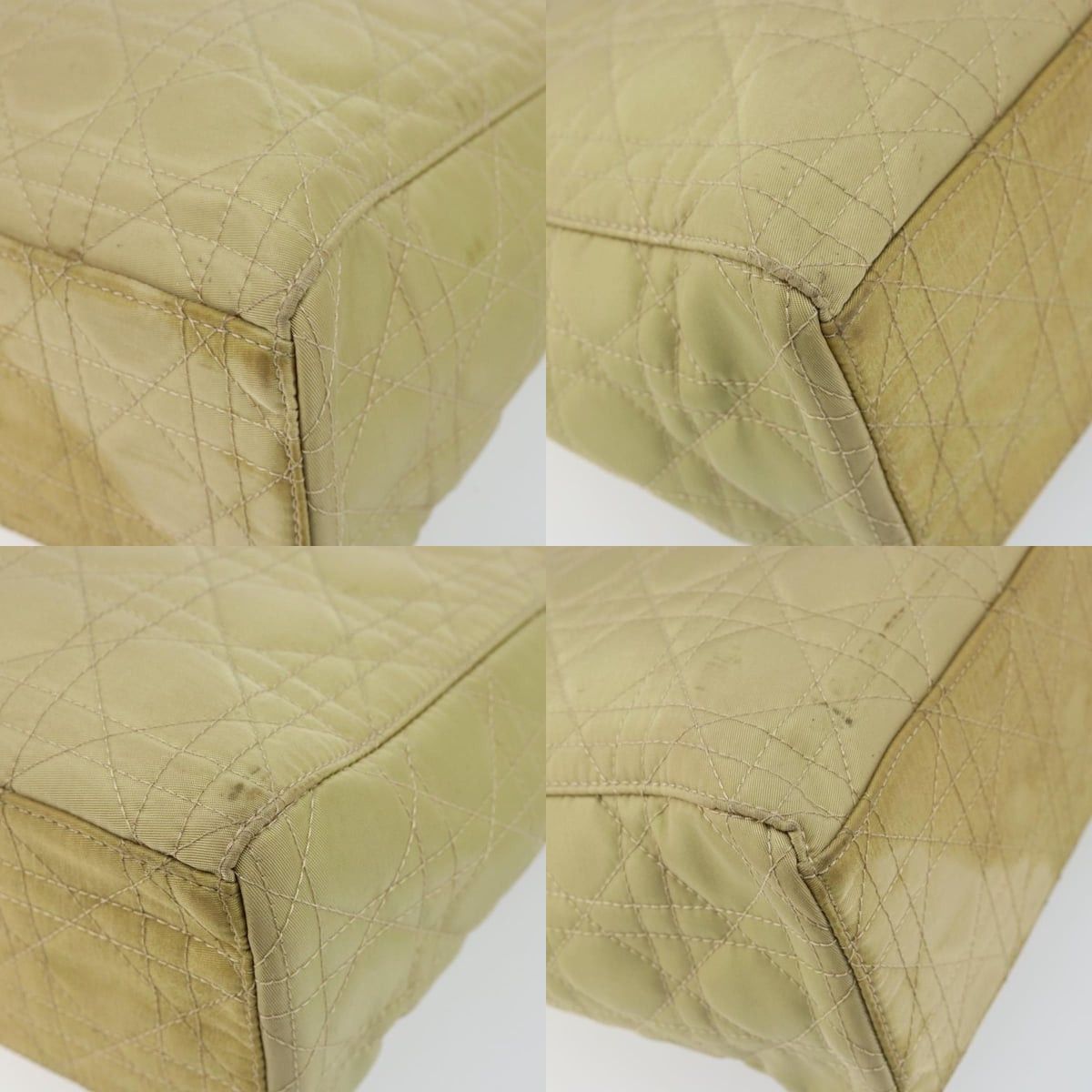 Dior DIOR Canage Hand Bag Nylon Beige Silver Size ONE SIZE - 10 Thumbnail
