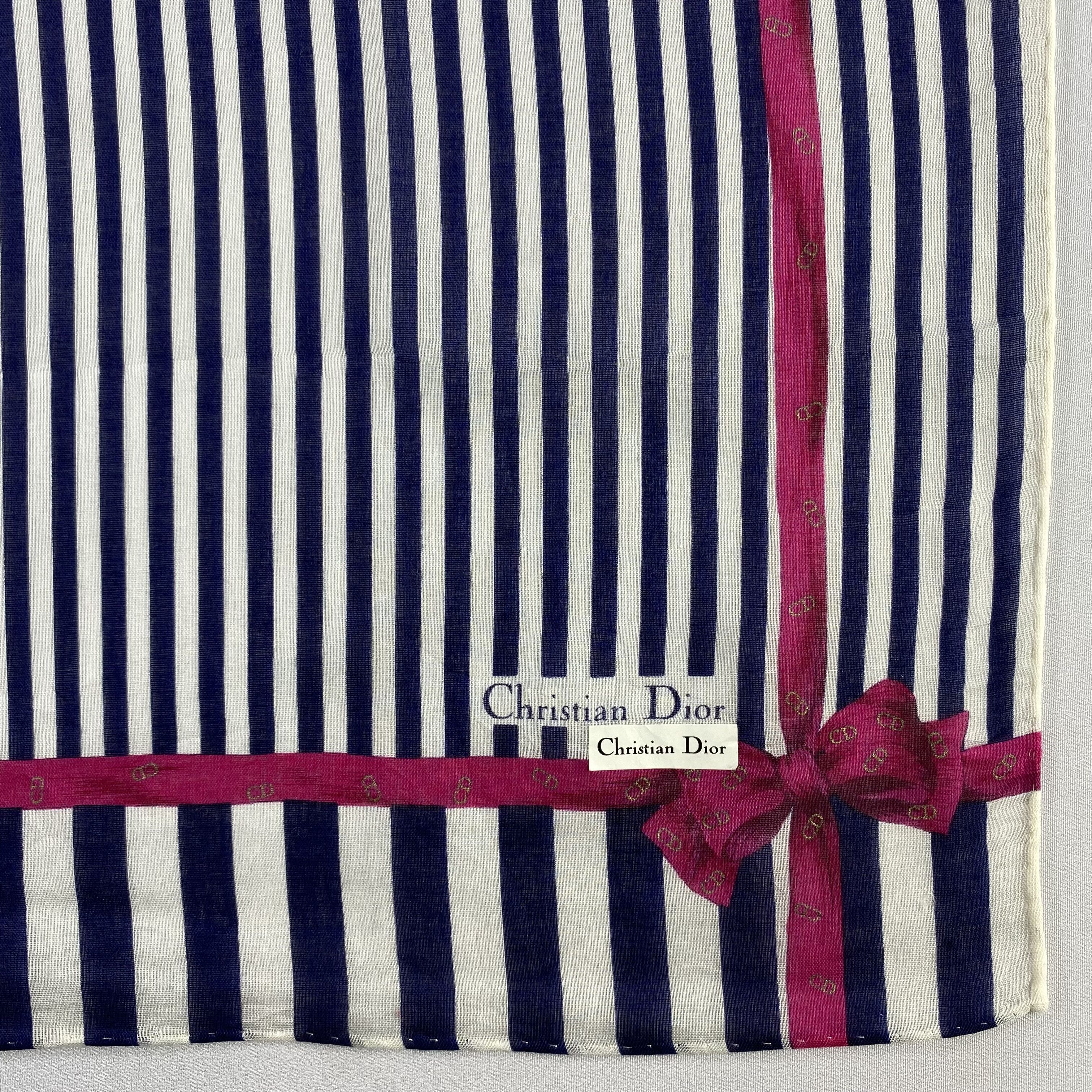 Vintage Christian Dior Monsieur Handkerchief / Neckerchief-P1051 Size ONE SIZE - 3 Thumbnail