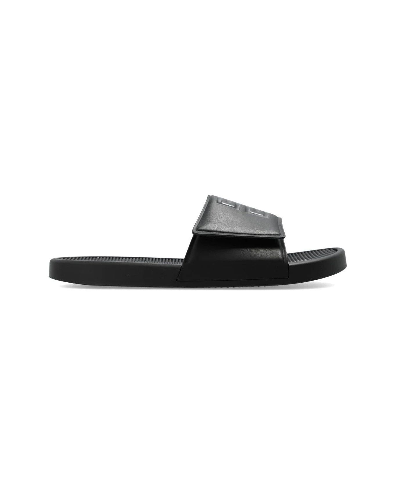 Givenchy o1n1vont0326 4g Emblem Flat Sandals in Black Size US 11 / EU 44 - 1 Thumbnail