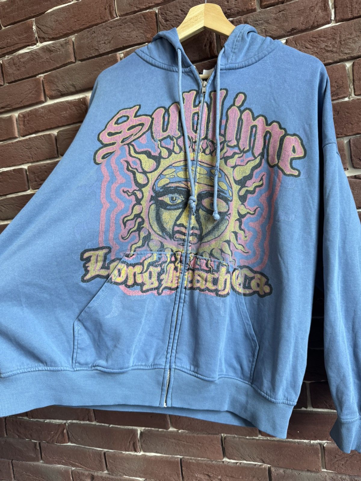 Band Tees ☀️Sublime Y2K Boxy Zip Graphic Punk Hip Hop Band Hoodie Size US L / EU 52-54 / 3 - 3 Thumbnail