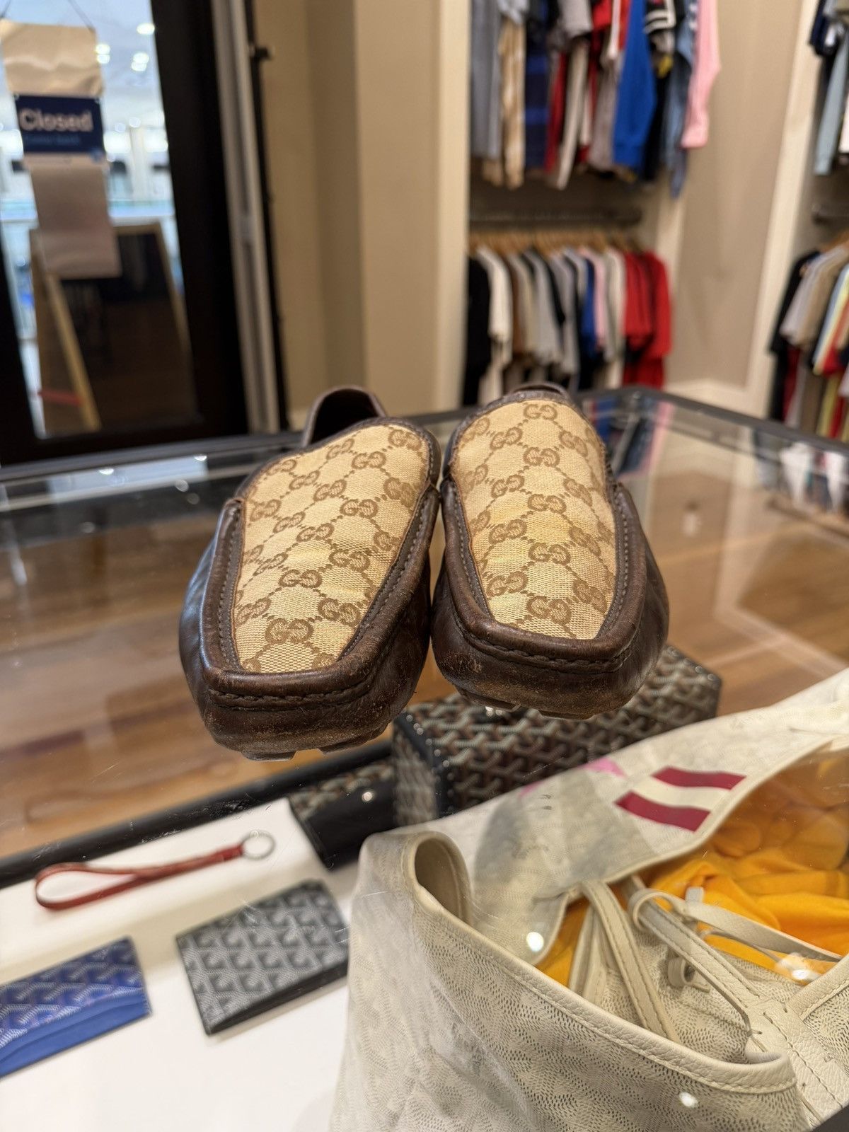 Gucci Gucci GG Canvas Vintage Moccasins Size US 7.5 / EU 40-41 - 5 Thumbnail