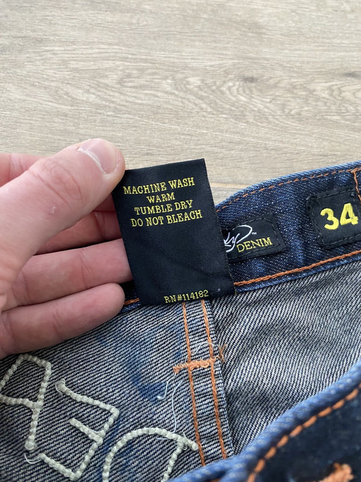 Ed Hardy × Vintage 💀ED HARDY skull vintage jeans Size US 34 / EU 50 - 22 Thumbnail