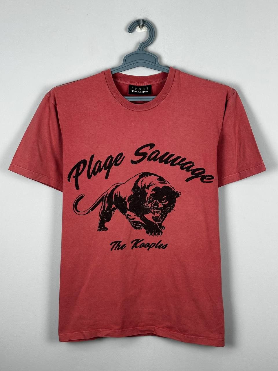 The Kooples The Kooples Washed Tiger Printed Oversized T Shirt Size US S / EU 44-46 / 1 - 1 Thumbnail