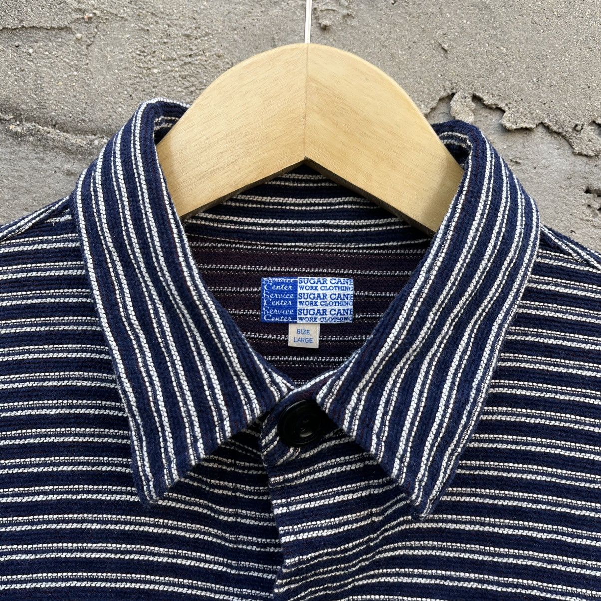 Sugar Cane Sugar Cane Indigo blue Outer shirt Size US XL / EU 56 / 4 - 5 Thumbnail