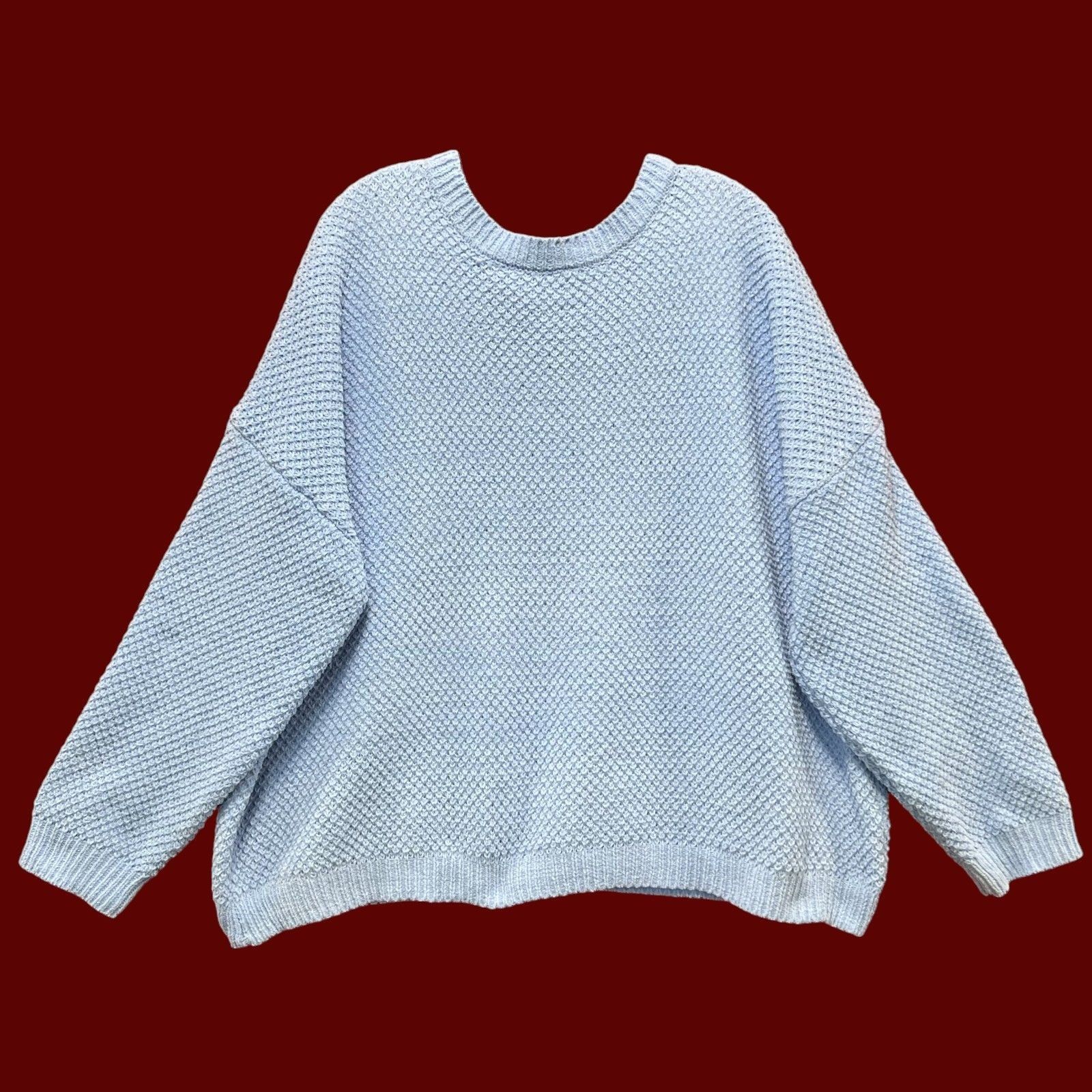 Other Rue + - Women's Long Sleeve Round Neck Crochet Sweater - Lig Size XXL / US 16-18 / IT 52-54 - 1 Thumbnail