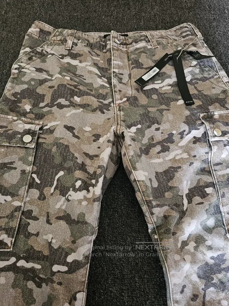 Amiri Amiri Size 32 Washed camouflage jeans Size US 32 / EU 48 - 3 Thumbnail