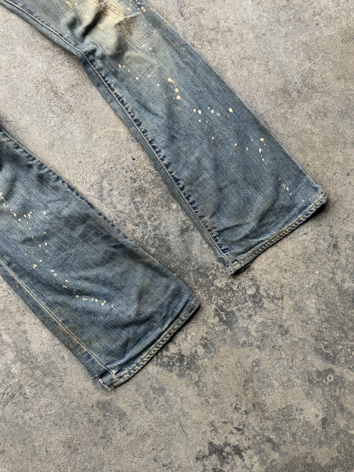 Paper Denim & Cloth Vintage flared bootcut acid wash distressed jeans Size 26" / US 2 / IT 38 - 6 Thumbnail