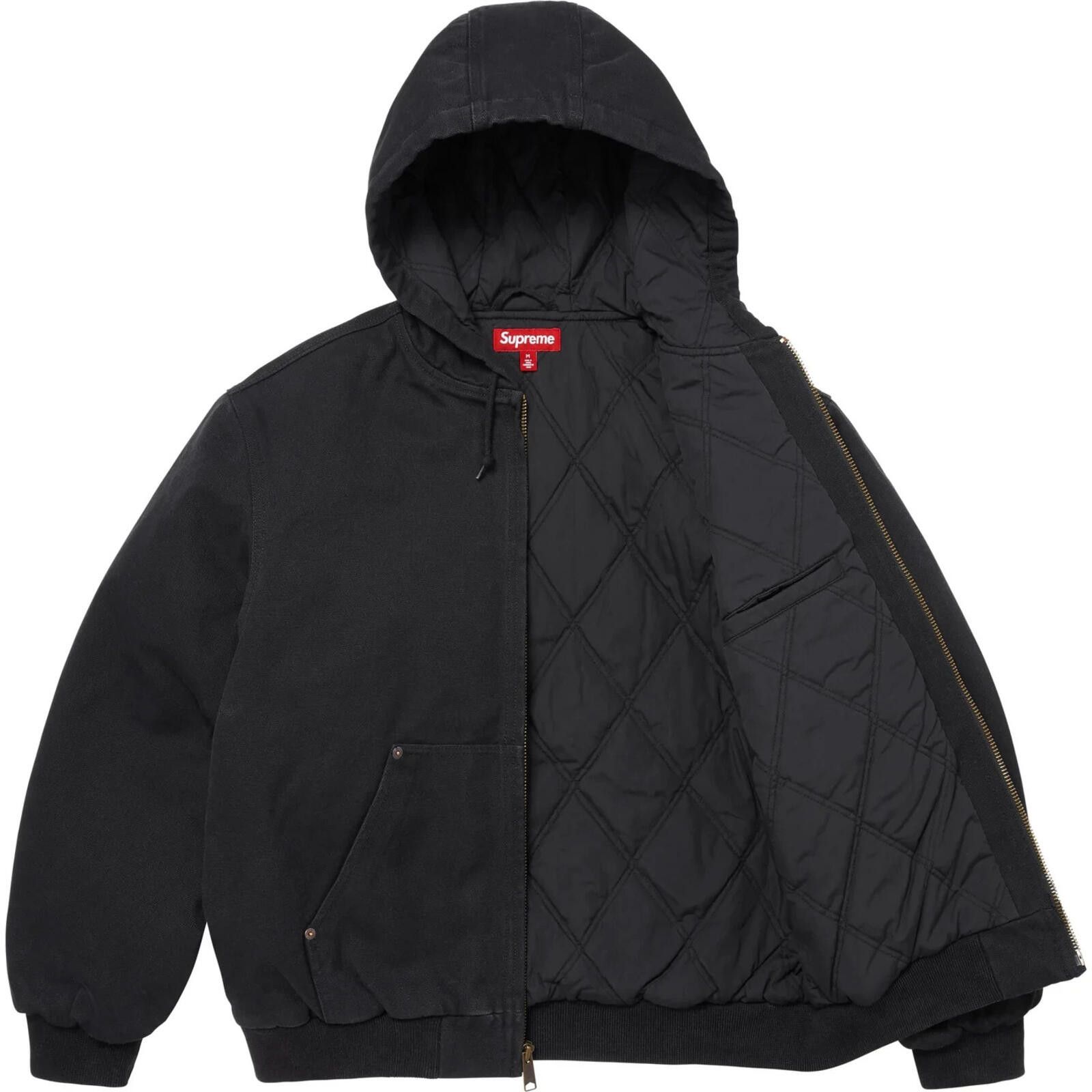 Supreme SS26 Supreme Misfits Hooded Work Jacket Black XL Size US XL / EU 56 / 4 - 2 Thumbnail