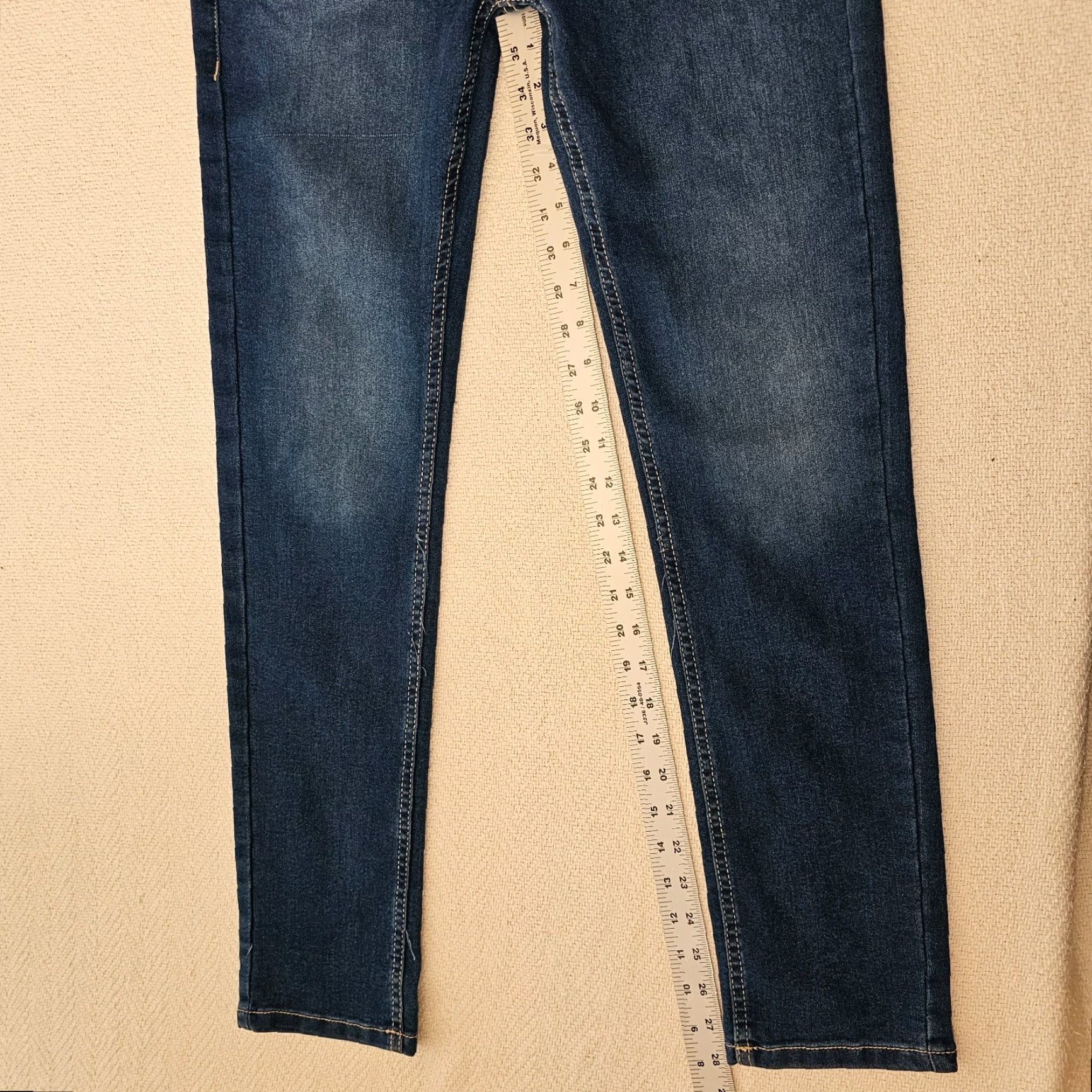Weatherproof Weatherproof Slim Straight Jeans Women's Size 16 Blue Denim 5-Pocket Stretch Medium Wash Classic Size 38" / US 16 / IT 52 - 7 Thumbnail