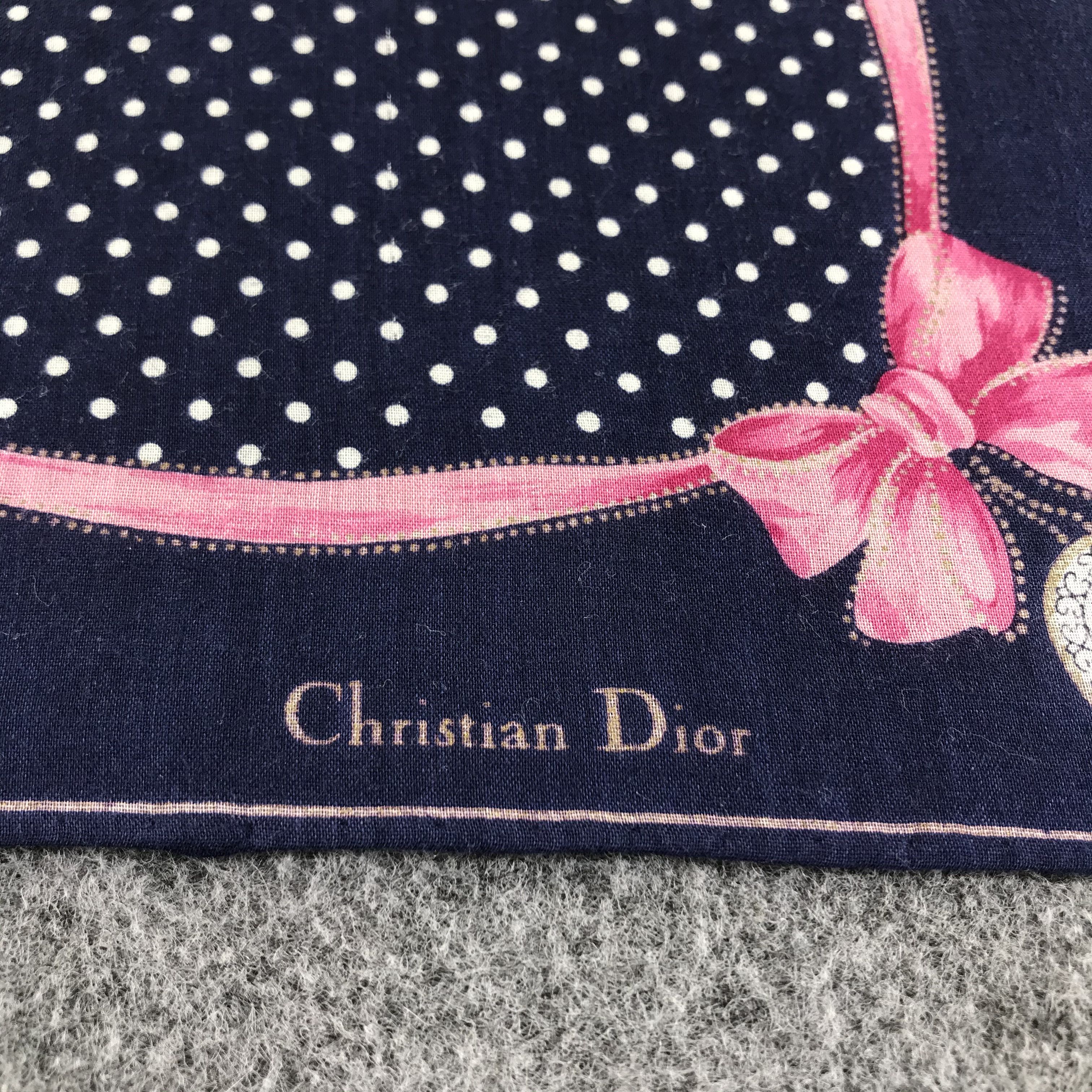 Christian Dior Monsieur Christian Dior Handkerchief Neckerchief Bandana H205 Size ONE SIZE - 4 Thumbnail
