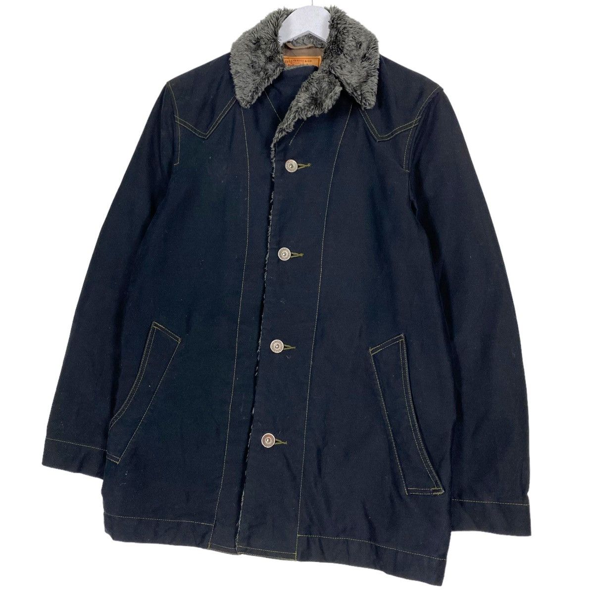 Levi's 💥LEVIS DECK BUTTON CHORE SHERPA COLLAR JACKET Size US L / EU 52-54 / 3 - 2 Thumbnail