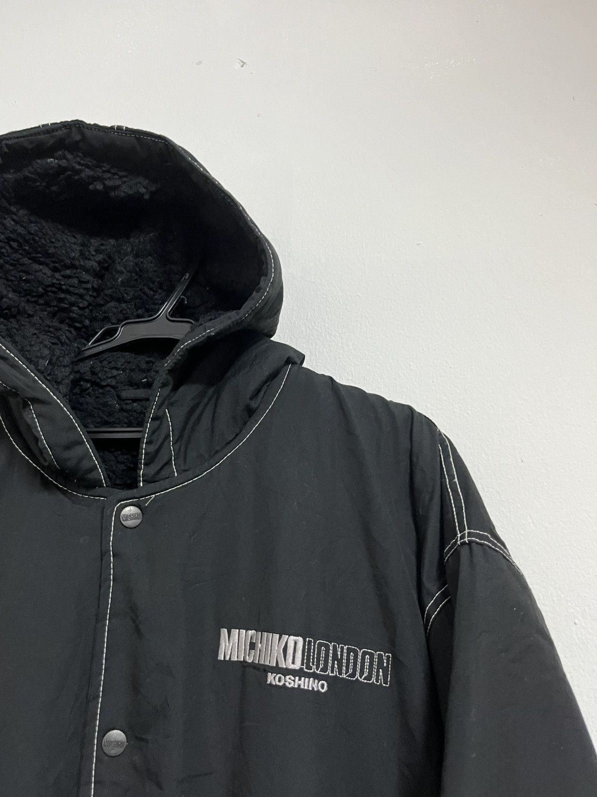 Michiko Koshino London 💥💥CRAZY BIG LOGO Michiko London Long HEAVY Jackets Size US L / EU 52-54 / 3 - 10 Thumbnail