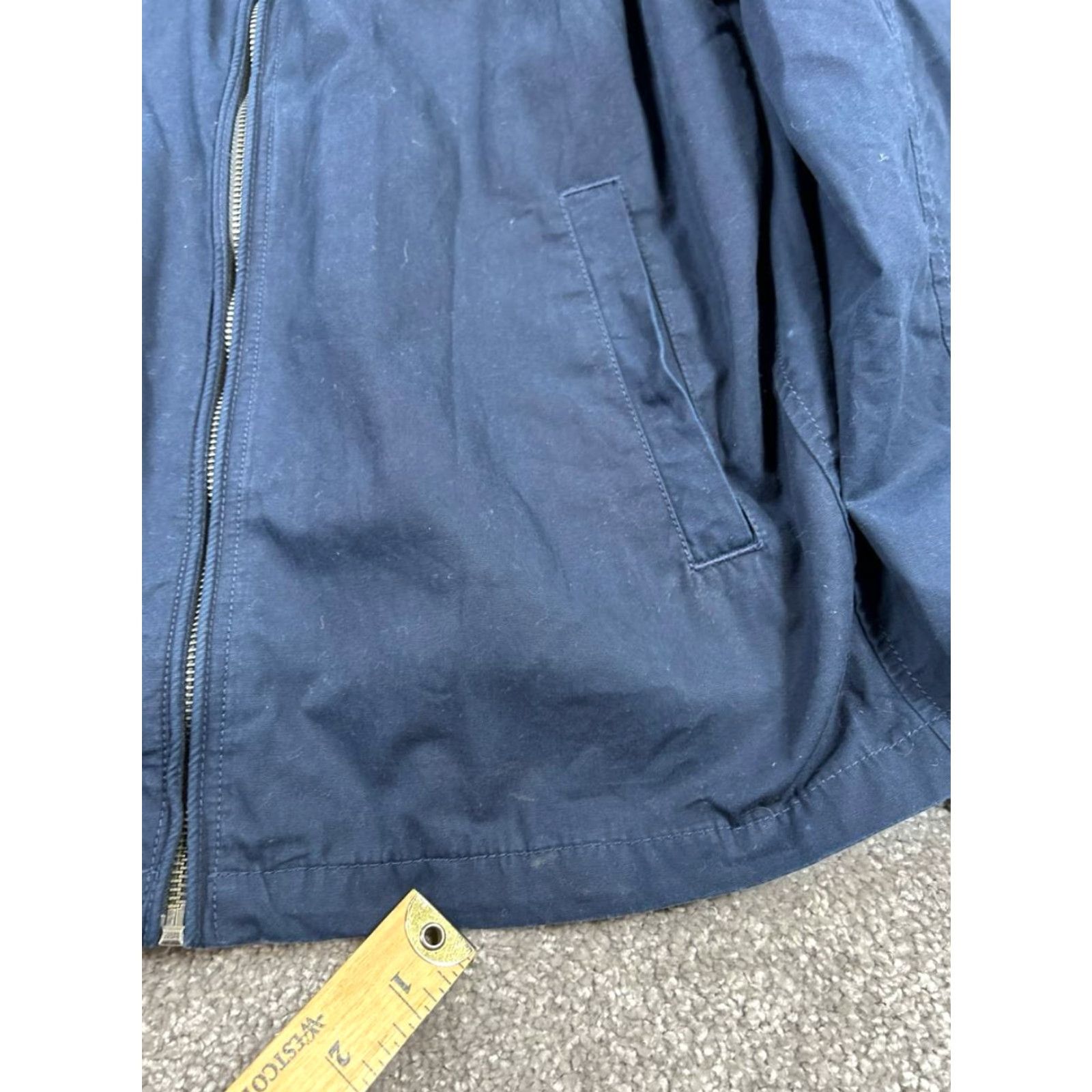 J.Crew J.Crew Jacket Mens Small Blue Cotton Full Zip Bomber Size US S / EU 44-46 / 1 - 6 Thumbnail
