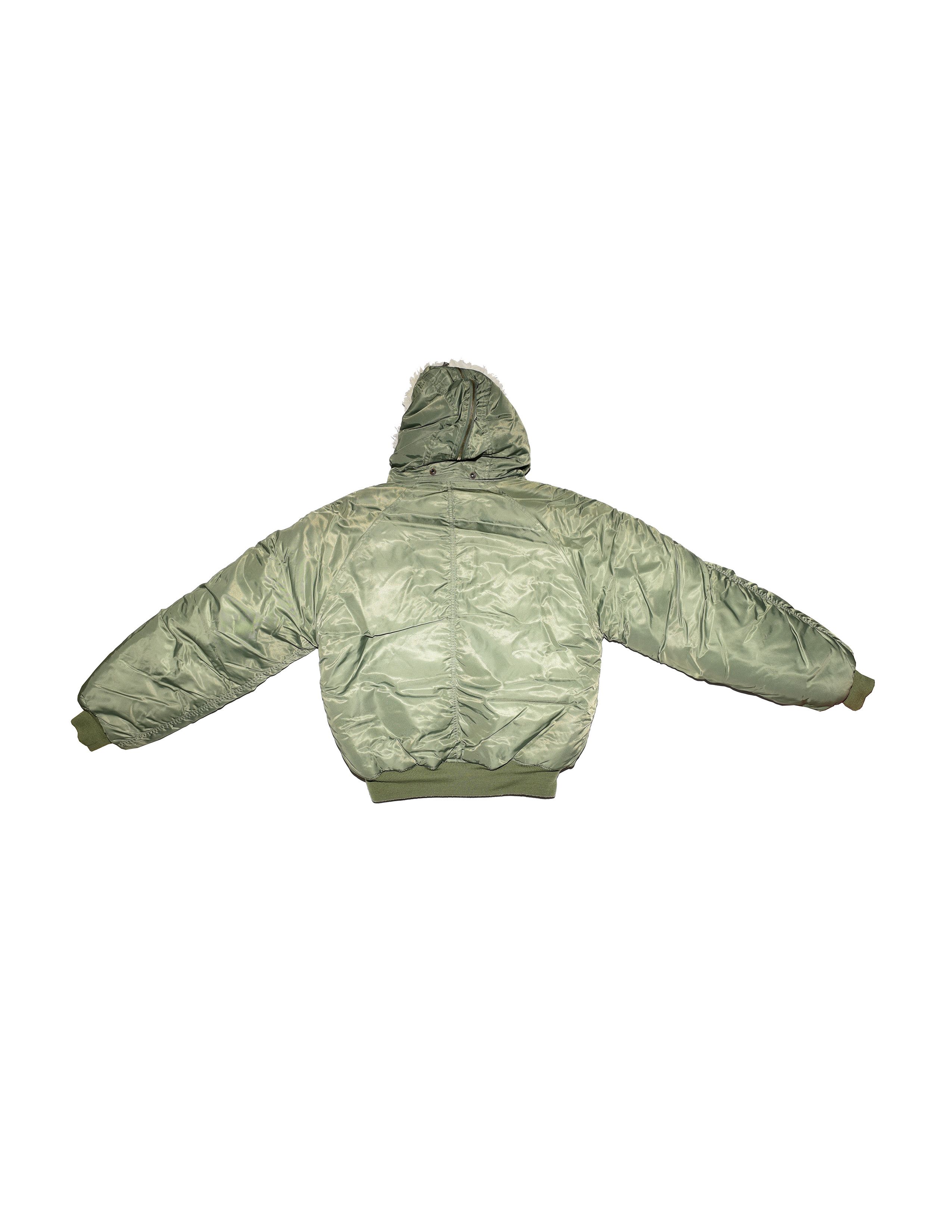 Asspizza Cold F33t Airbrush Hooded Bomber Jacket Size US XS / EU 42 / 0 - 2 Thumbnail