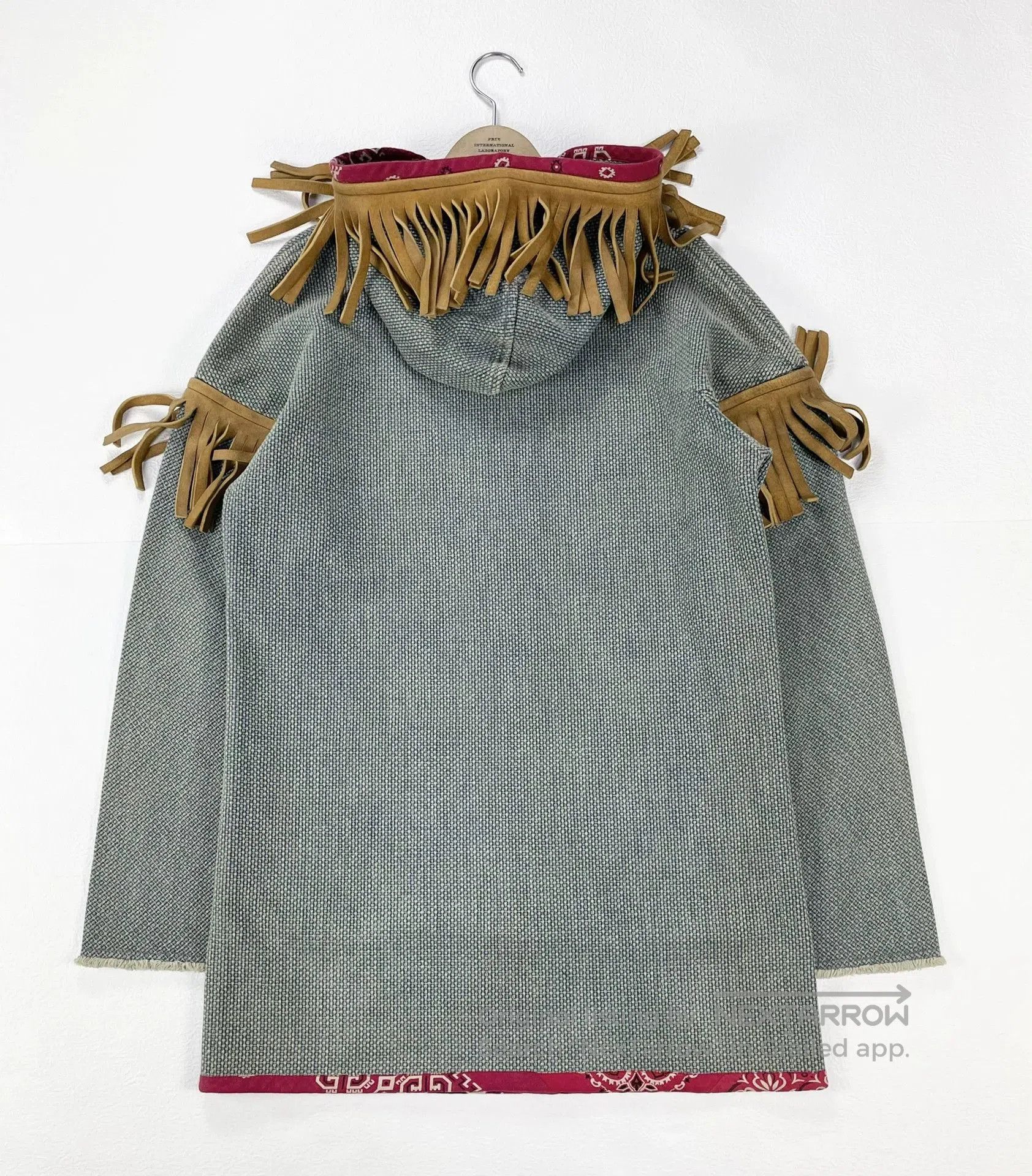 Visvim visvim blue dye fringed coat. Size US XL / EU 56 / 4 - 2 Thumbnail
