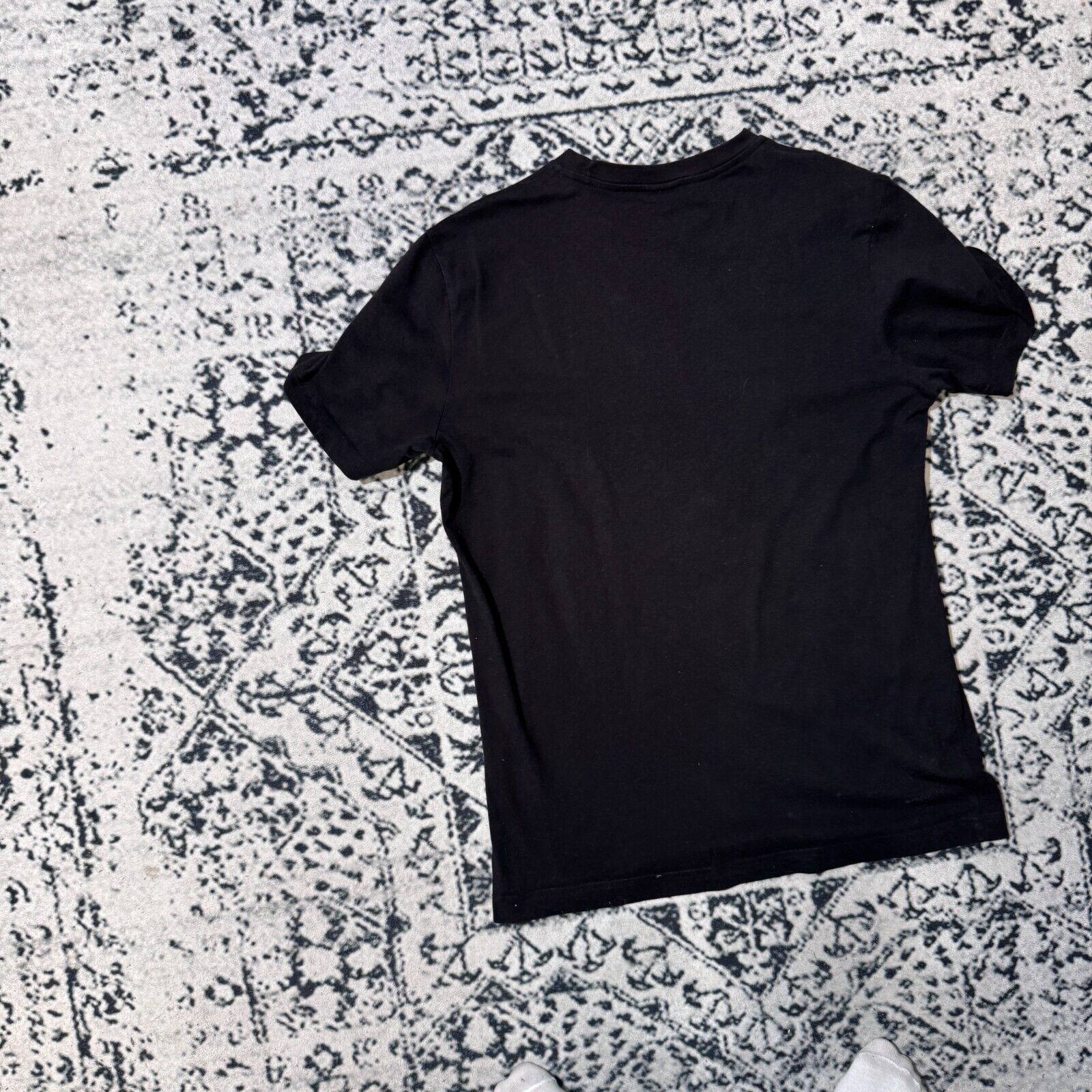 Champion × Vintage Vintage Black Cotton T-Shirt Size M Champion Spellout Logo Size US M / EU 48-50 / 2 - 9 Thumbnail