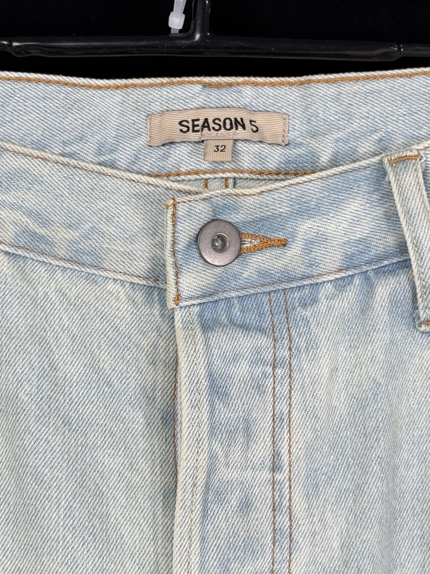 Yeezy Yeezy Season 5 Light Wash Jeans Size 32 Size US 32 / EU 48 - 4 Thumbnail