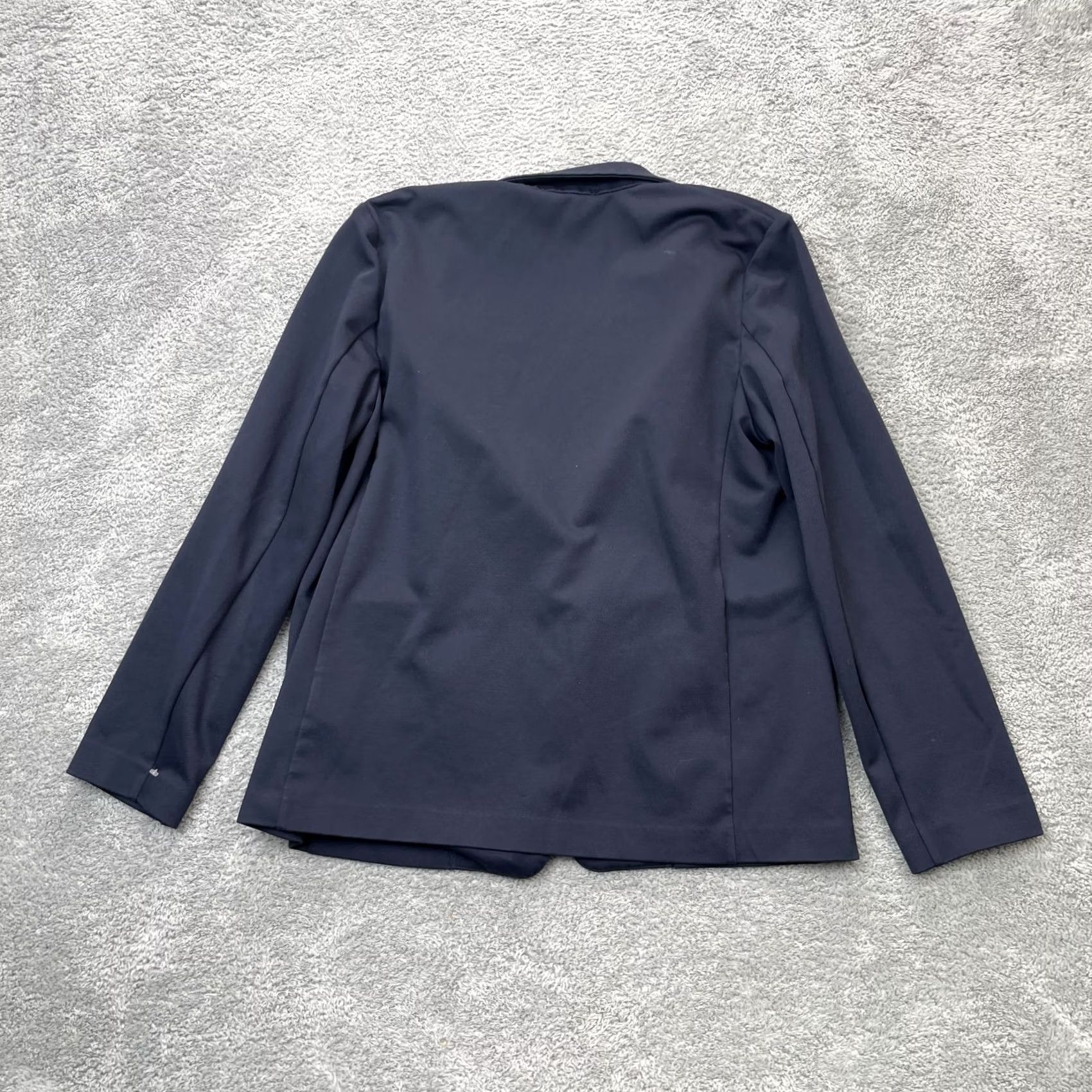 Uniqlo Uniqlo Blazer Jacket Womens M Blue Stretch Lightweight Regular Notch Lapel Button Pockets Solid Short Coat Business Casual Workwear Size M / US 6-8 / IT 42-44 - 2 Thumbnail