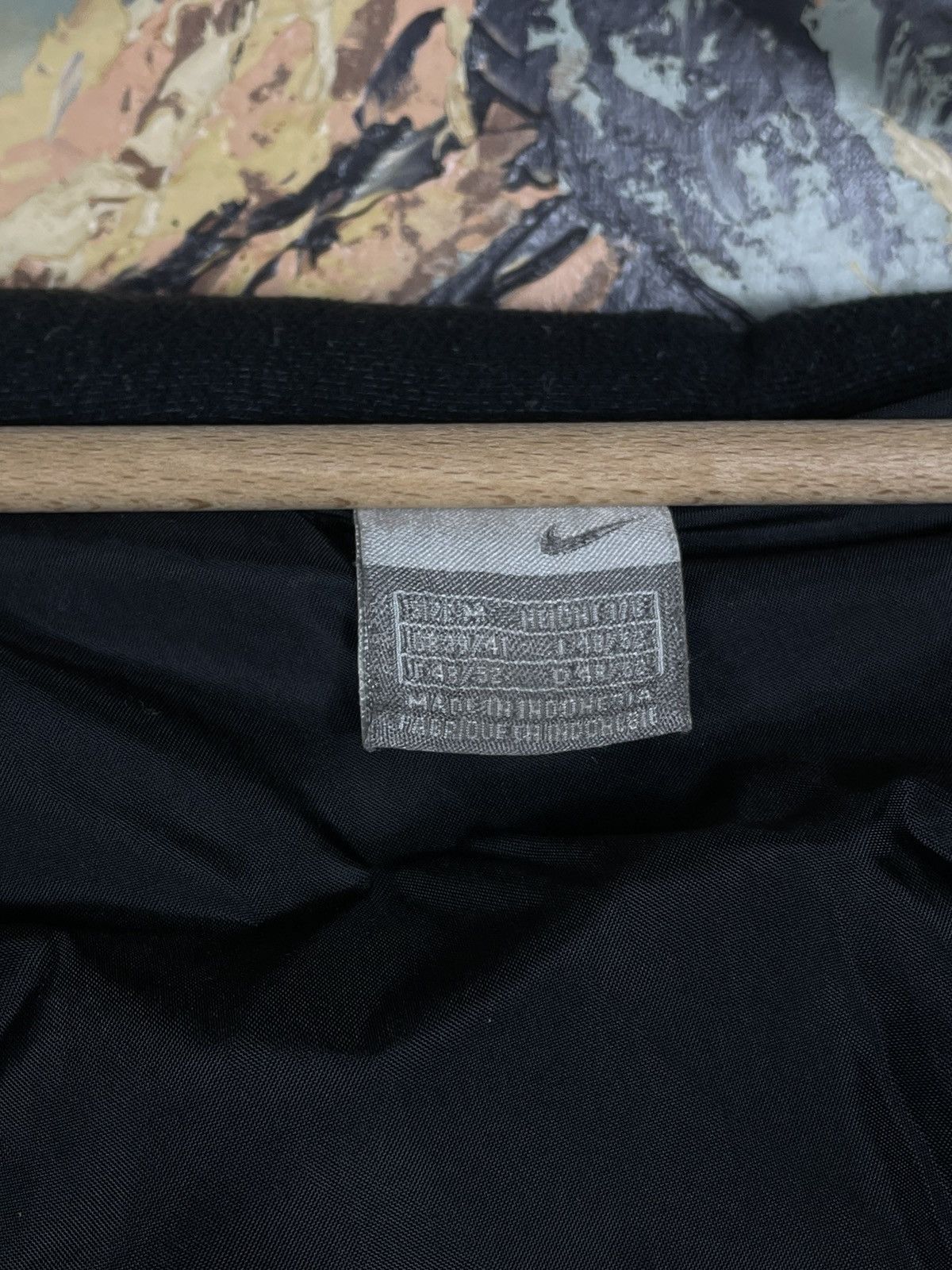 Nike × Vintage Nike Small Swoosh Zip Hoodie Black Y2k 00s Retro Size US M / EU 48-50 / 2 - 11 Thumbnail