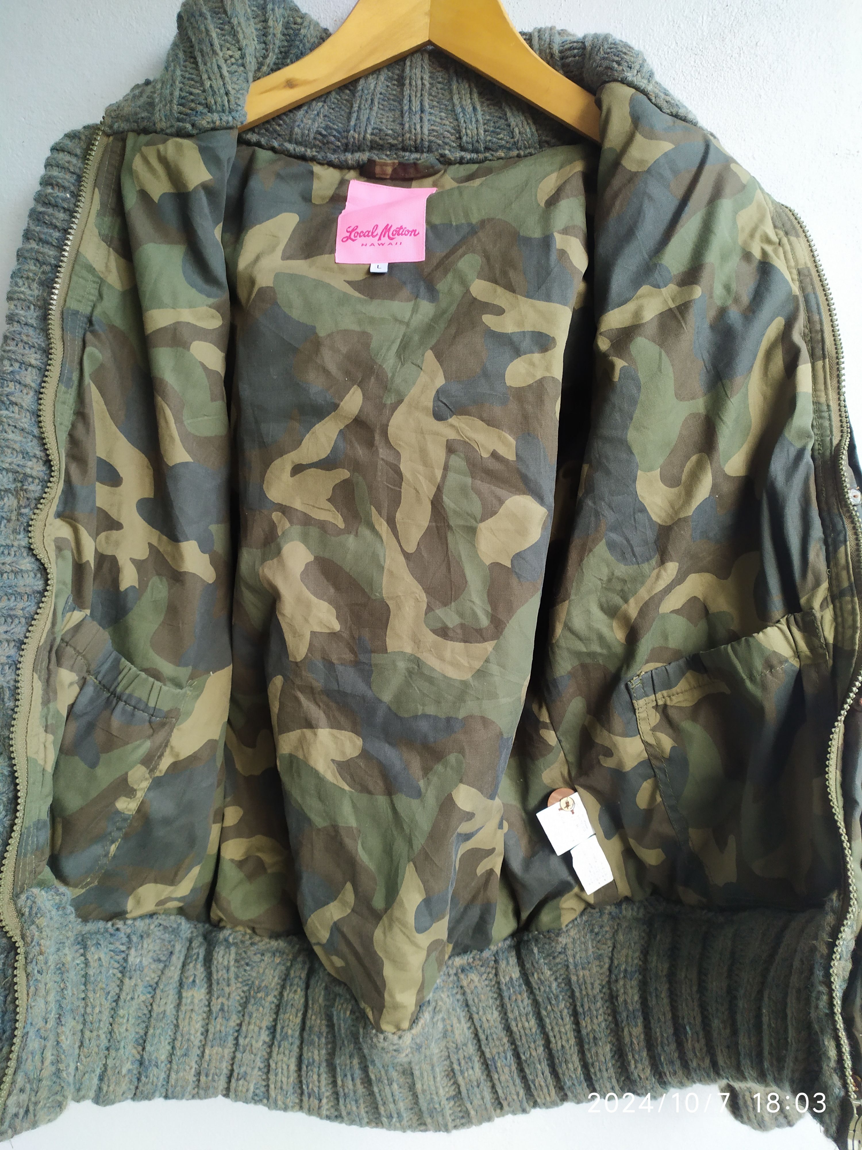 If Six Was Nine × Japanese Brand × Vintage Vintage Local Motion Hawaii camo Jacket Size US M / EU 48-50 / 2 - 5 Thumbnail
