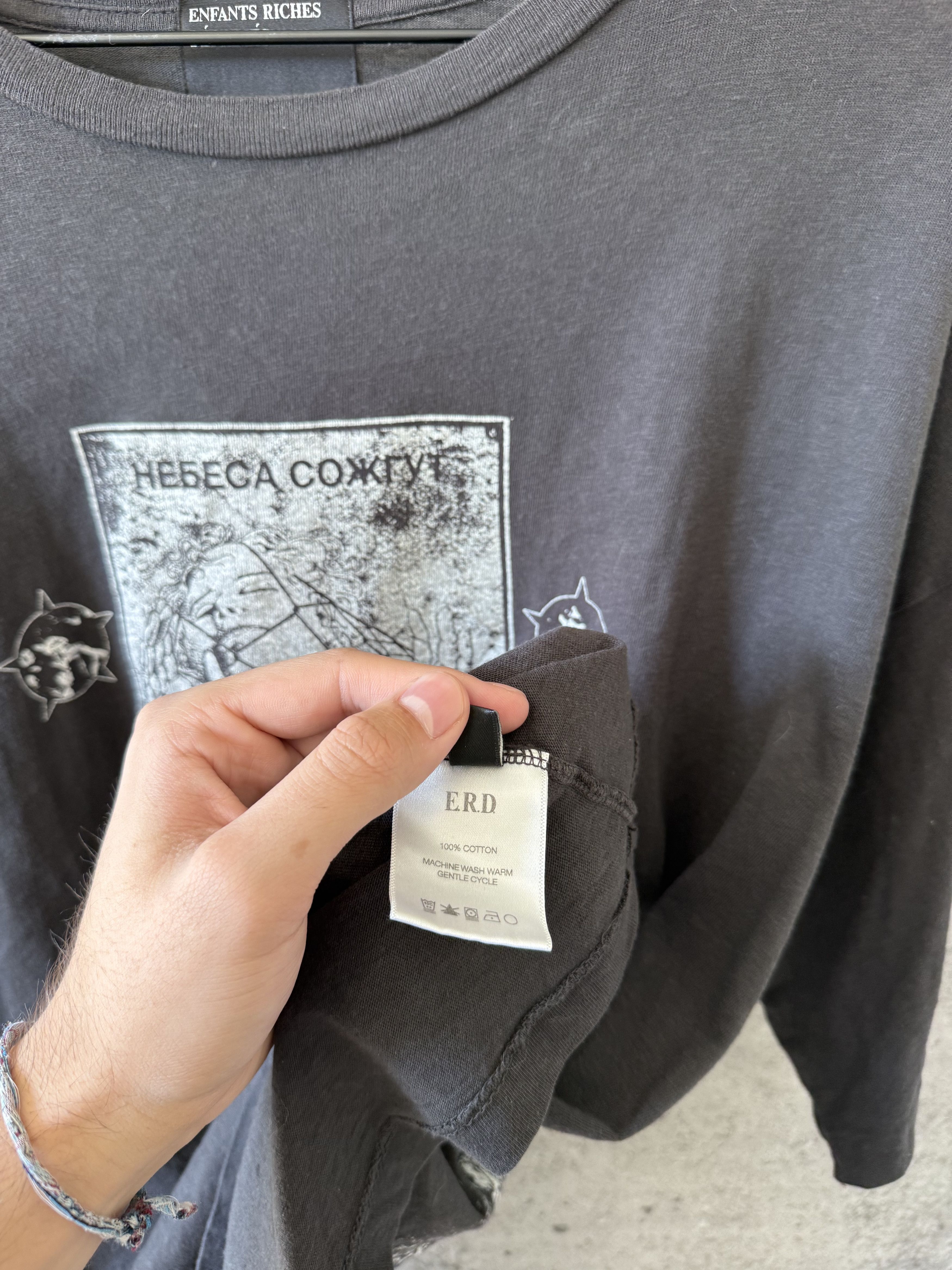 Enfants Riches Deprimes Enfants riches deprimes heaven will burn your eyes t shirt Size US L / EU 52-54 / 3 - 6 Thumbnail