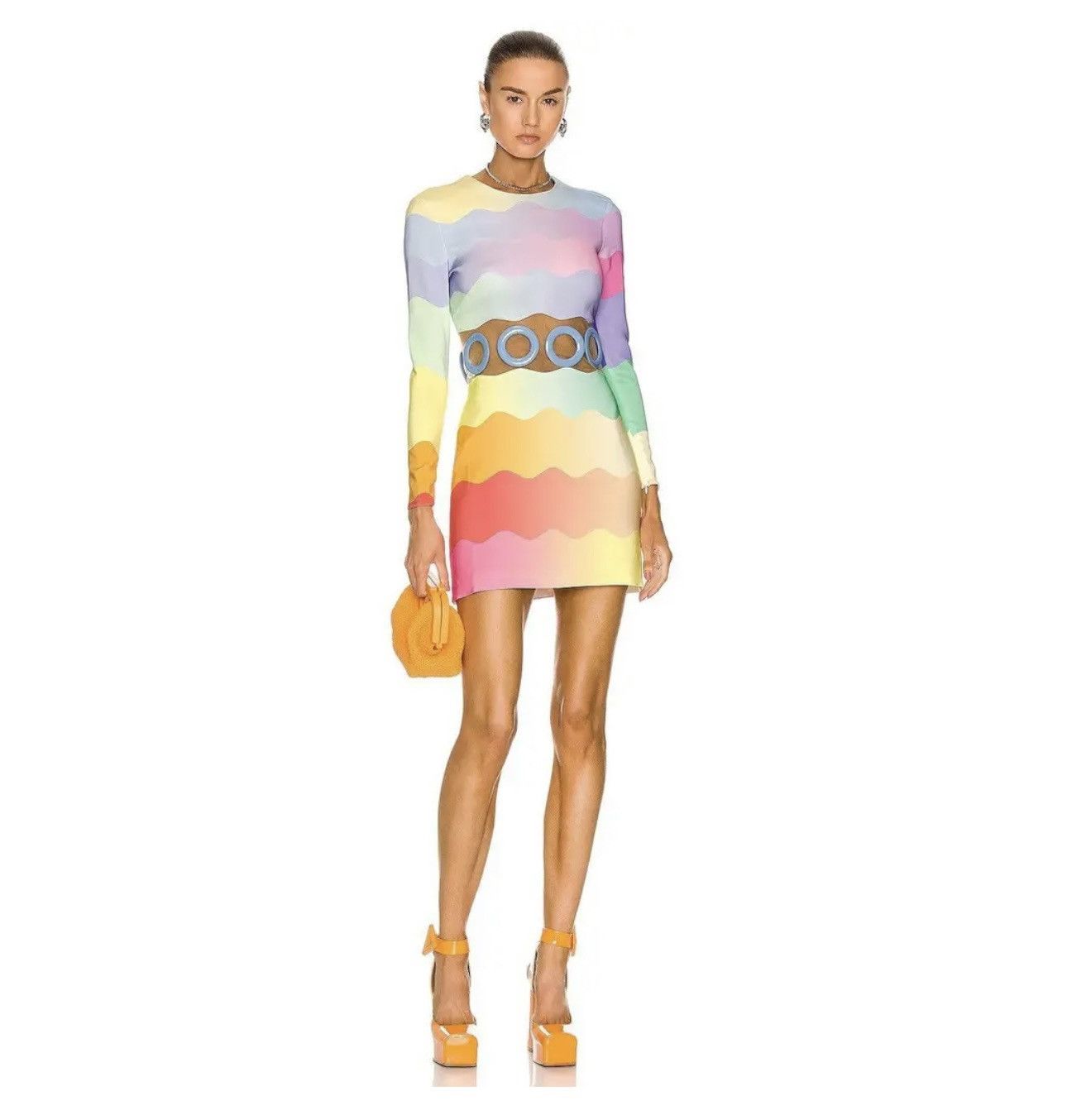 Casablanca New Casablanca wave bodycon dress, size L Size L / US 10 / IT 46 - 1 Thumbnail