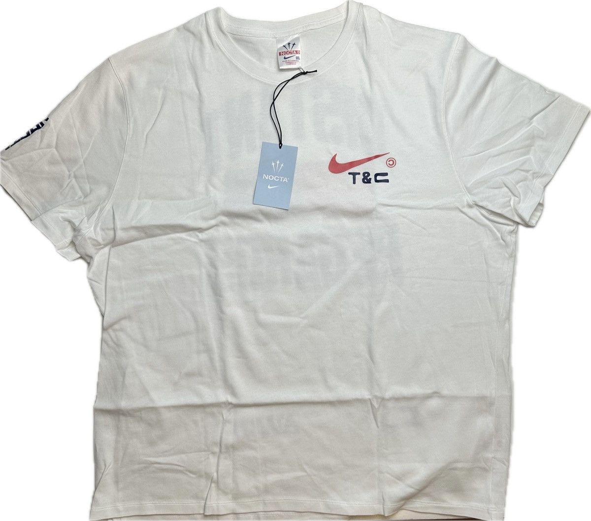 image of Drake x Nike Nocta Souvenir Cactus T-Shirt in White, Men's (Size 2XL)