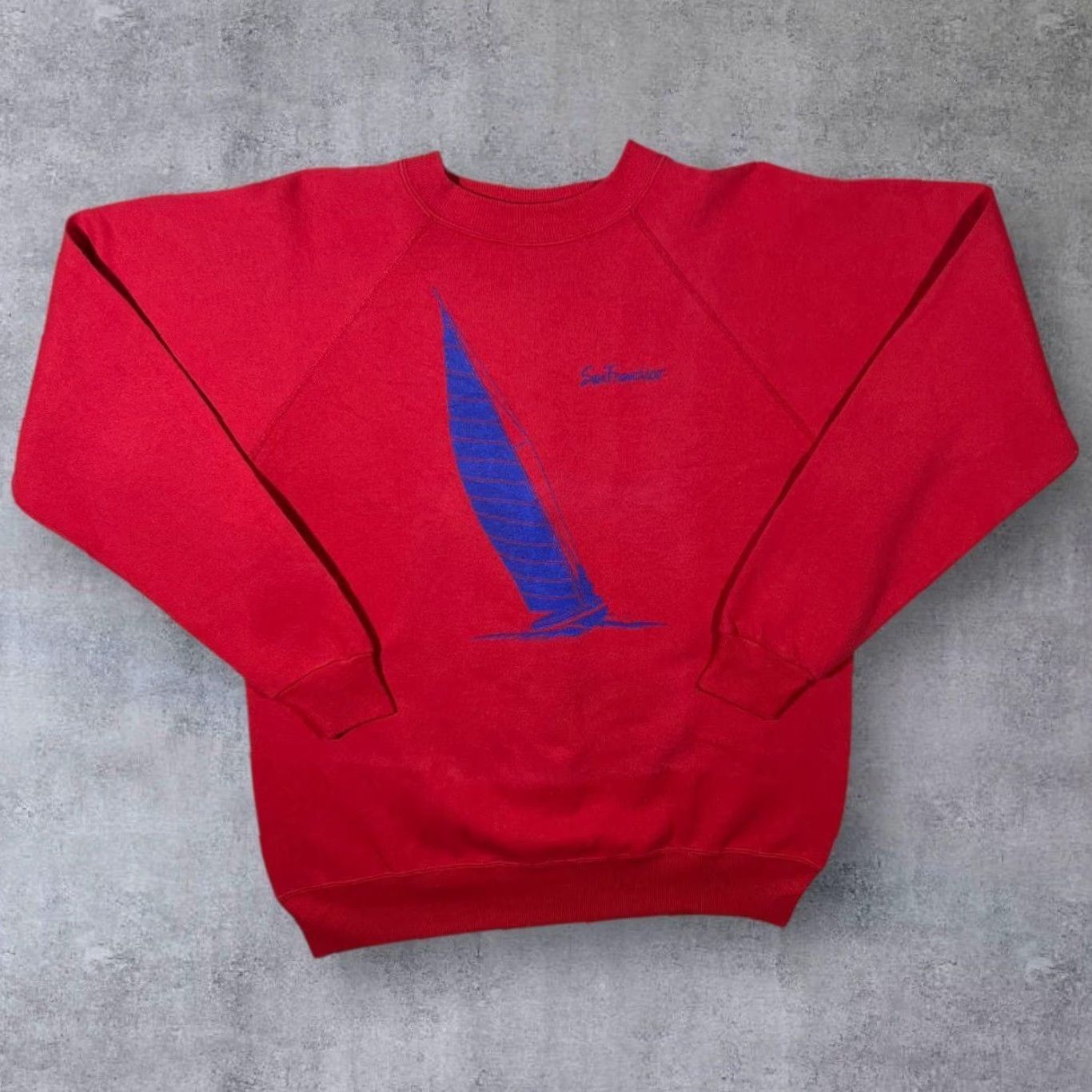 Hanes VINTAGE Hanes San Francisco Nautical Yatch Souvenir Graphic Sweatshirt Large Size US L / EU 52-54 / 3 - 2 Thumbnail
